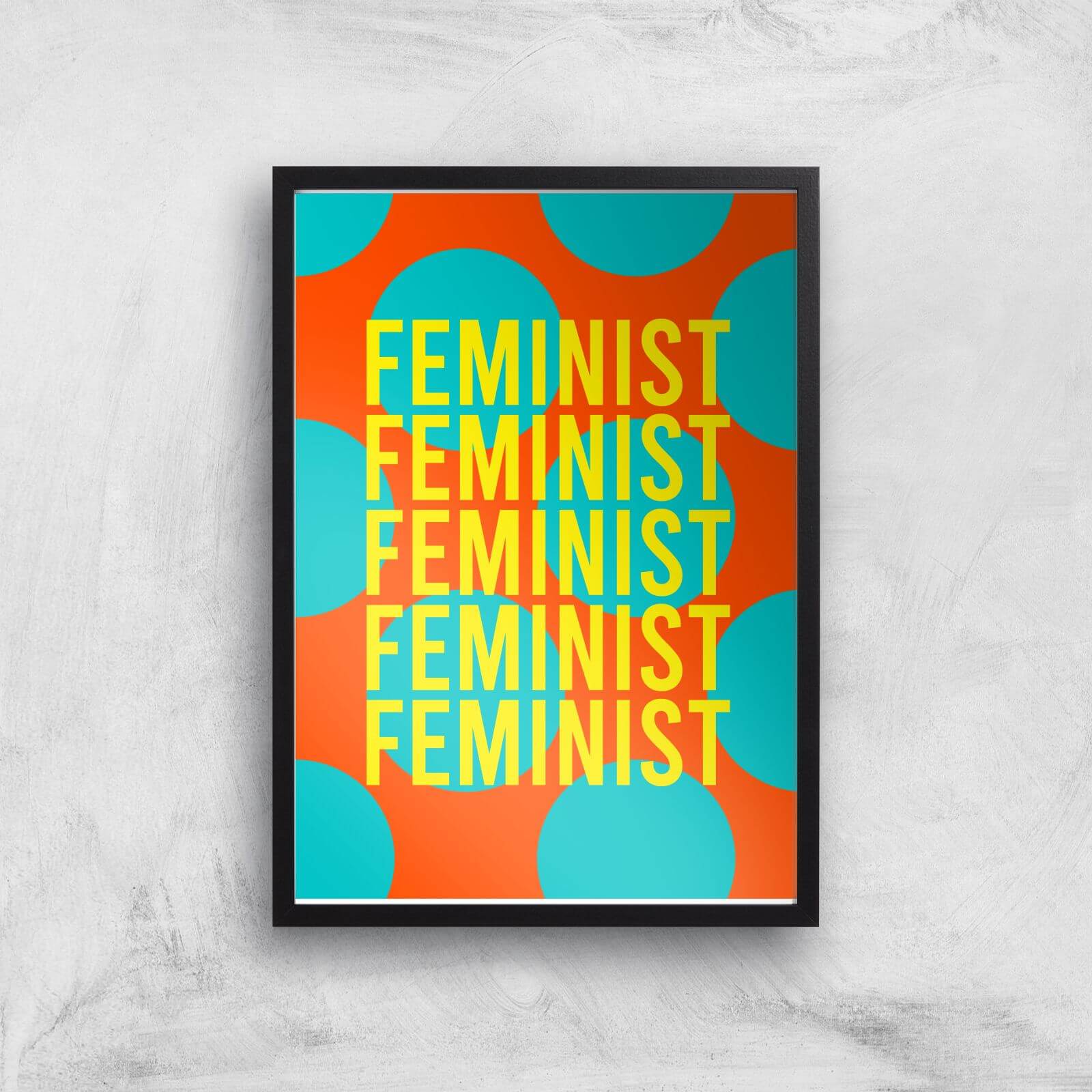 Feminist Feminist Giclee Art Print - A3 - Black Frame