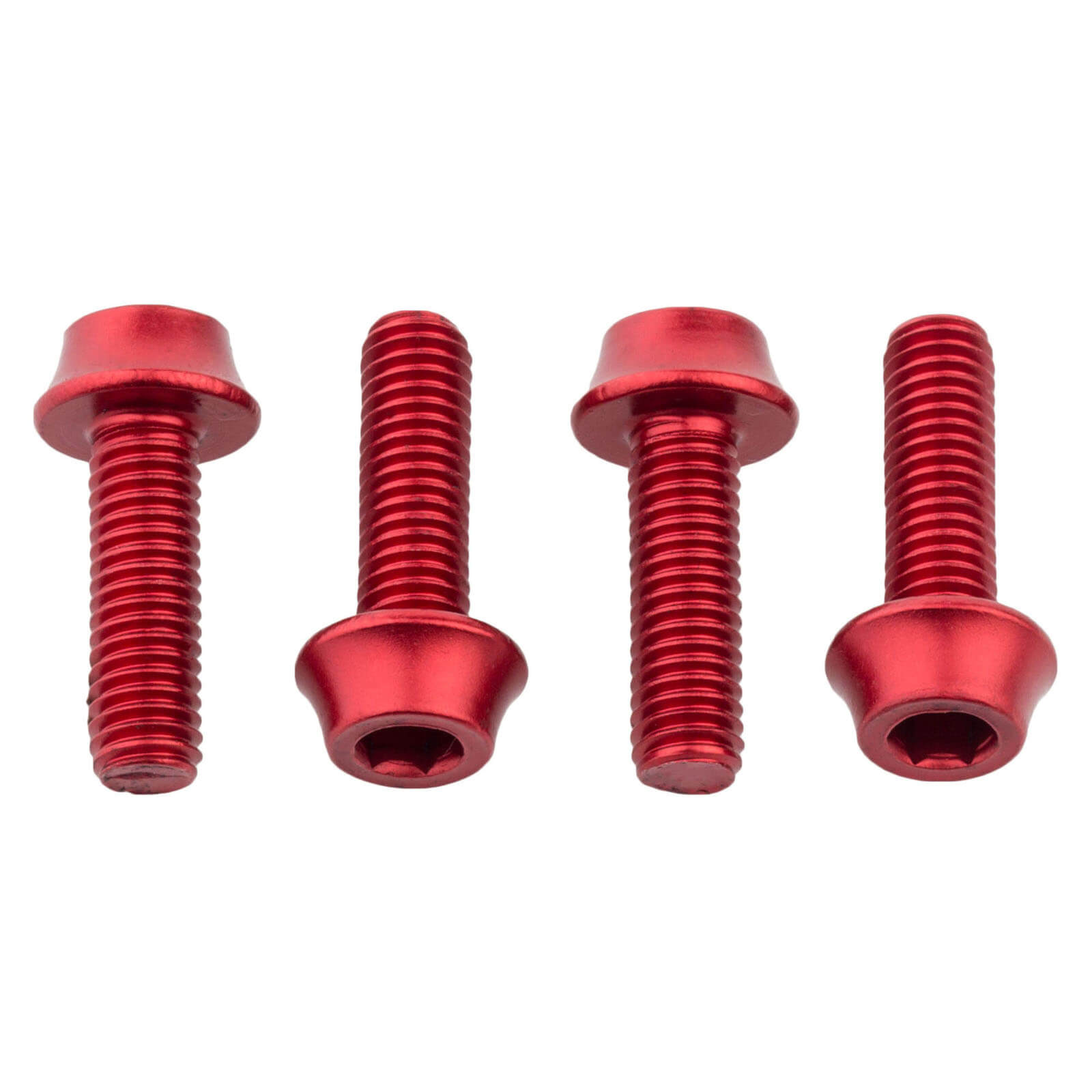 Image of Wolf Tooth Bottle Cage Bolts - Red