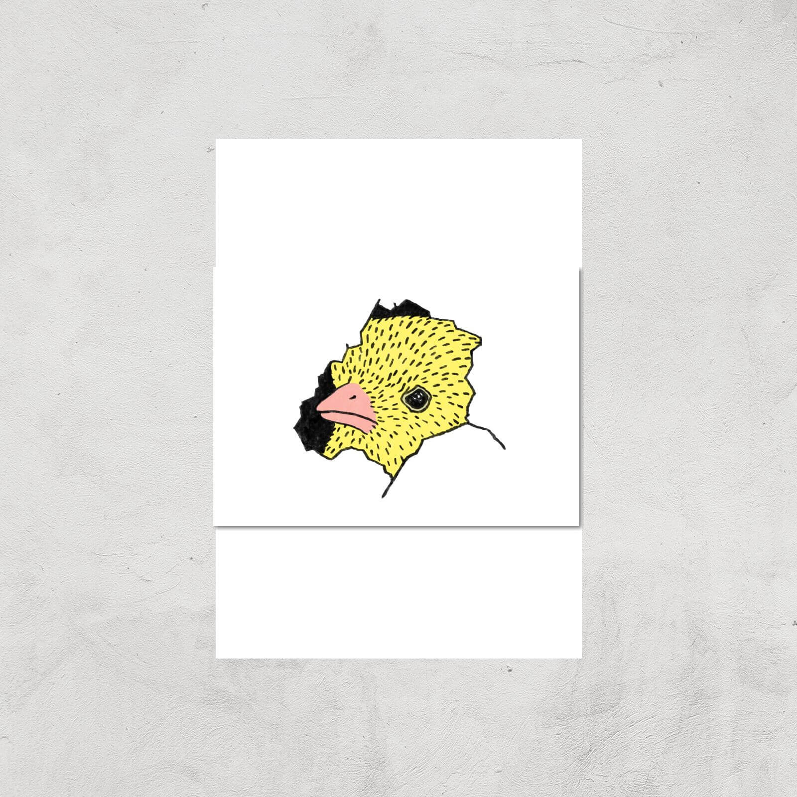 Here's Chicky Giclee Art Print - A4 - Print Only