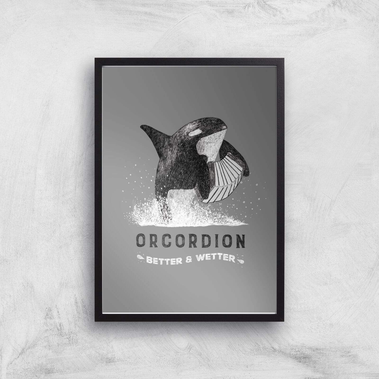 Orcordion Giclee Art Print - A3 - Black Frame