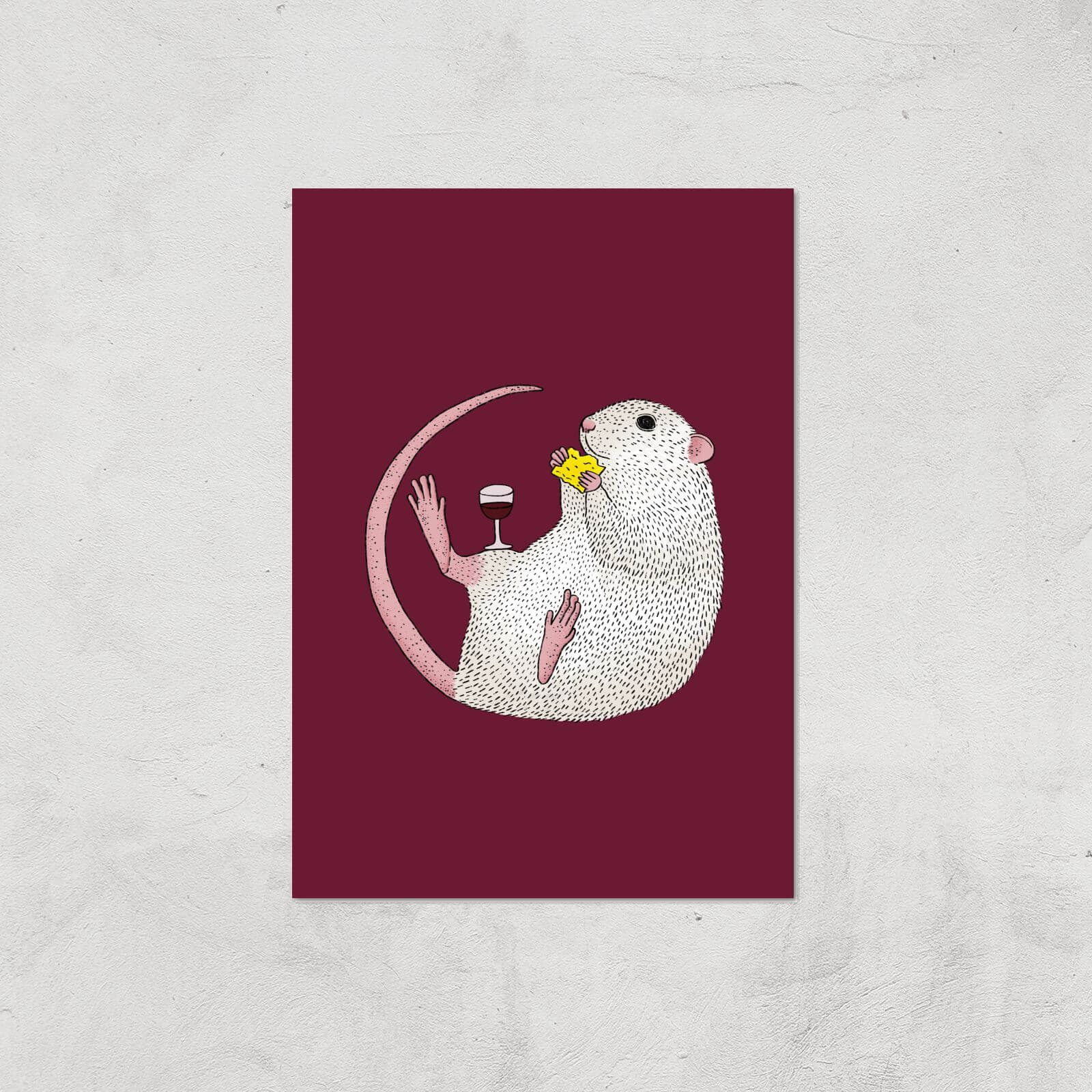 Nibbles Giclee Art Print - A4 - Print Only