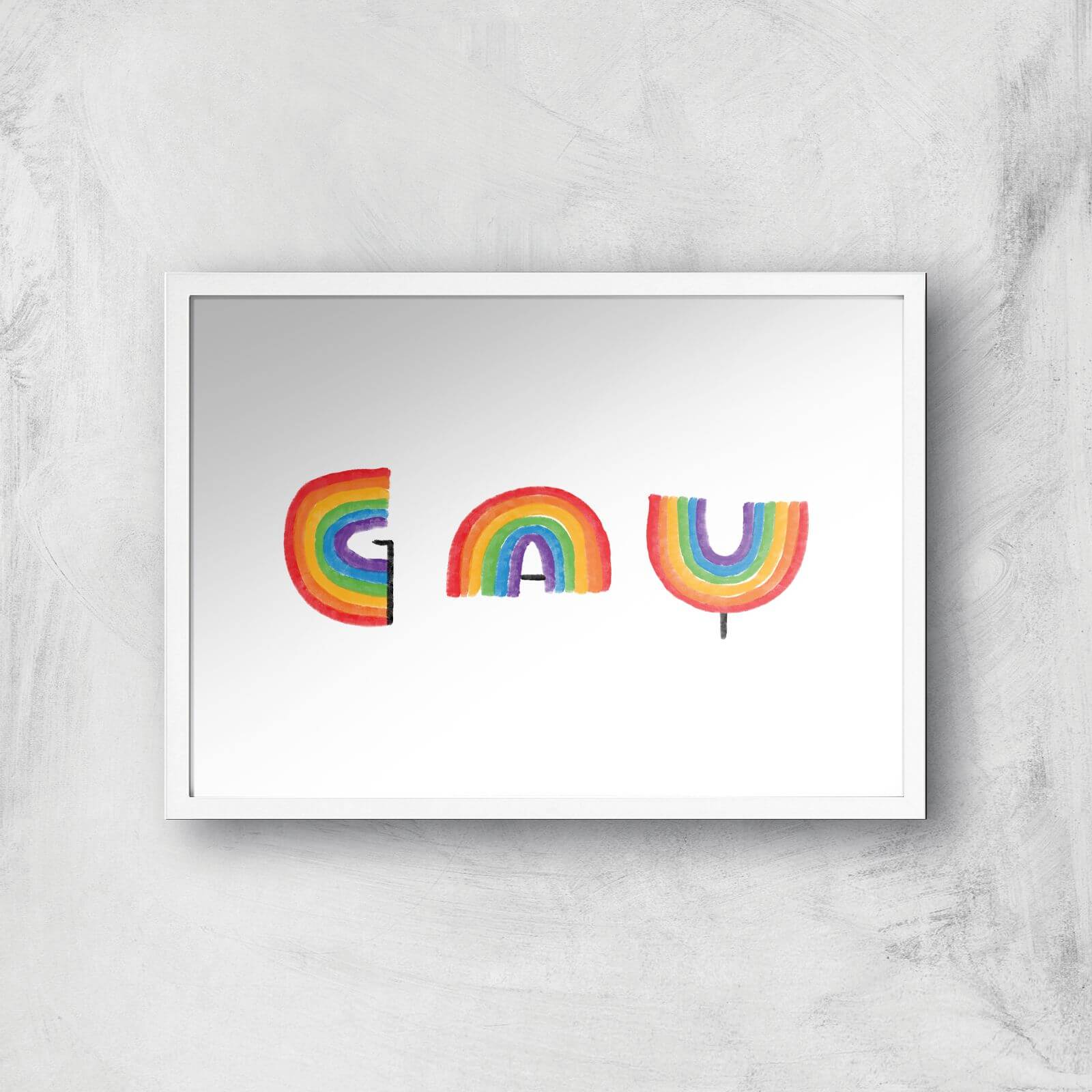 Rainbows Giclee Art Print - A3 - White Frame