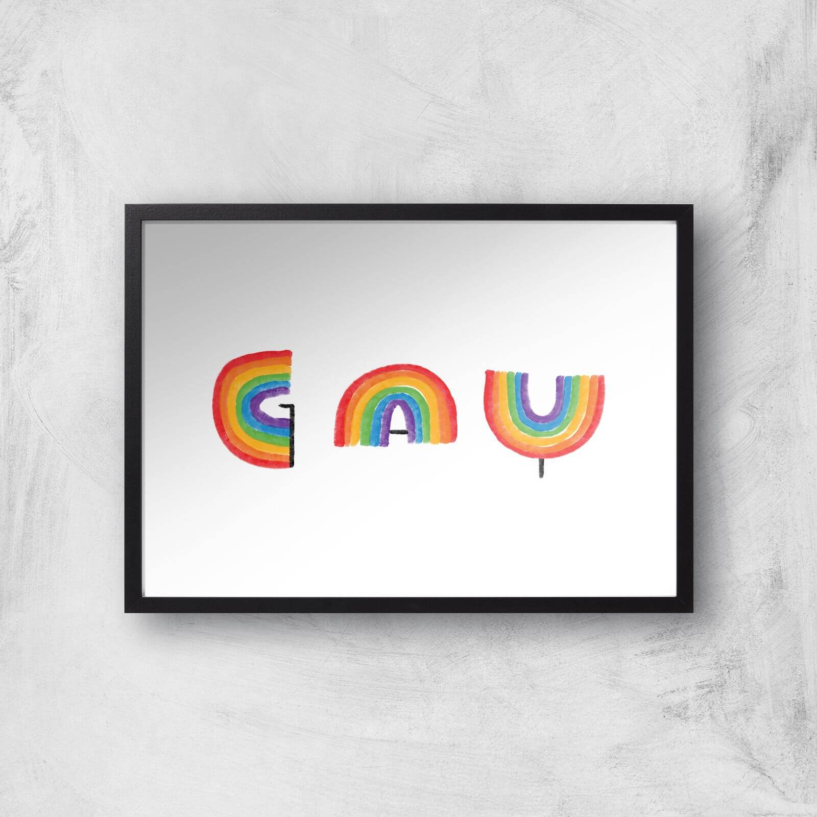 Rainbows Giclee Art Print - A3 - Black Frame