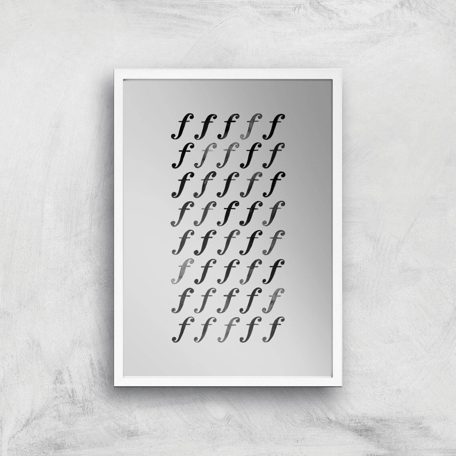 Forte Forty Giclee Art Print - A2 - White Frame