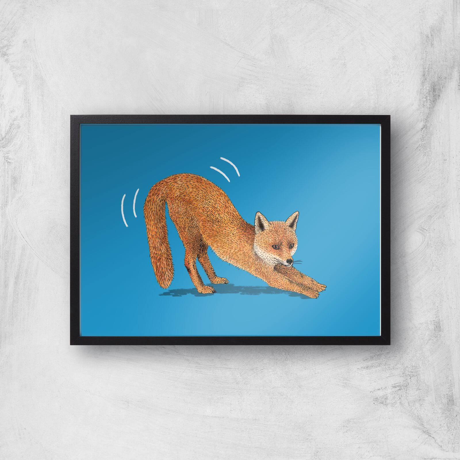 Foxy Fox Giclee Art Print - A3 - Black Frame