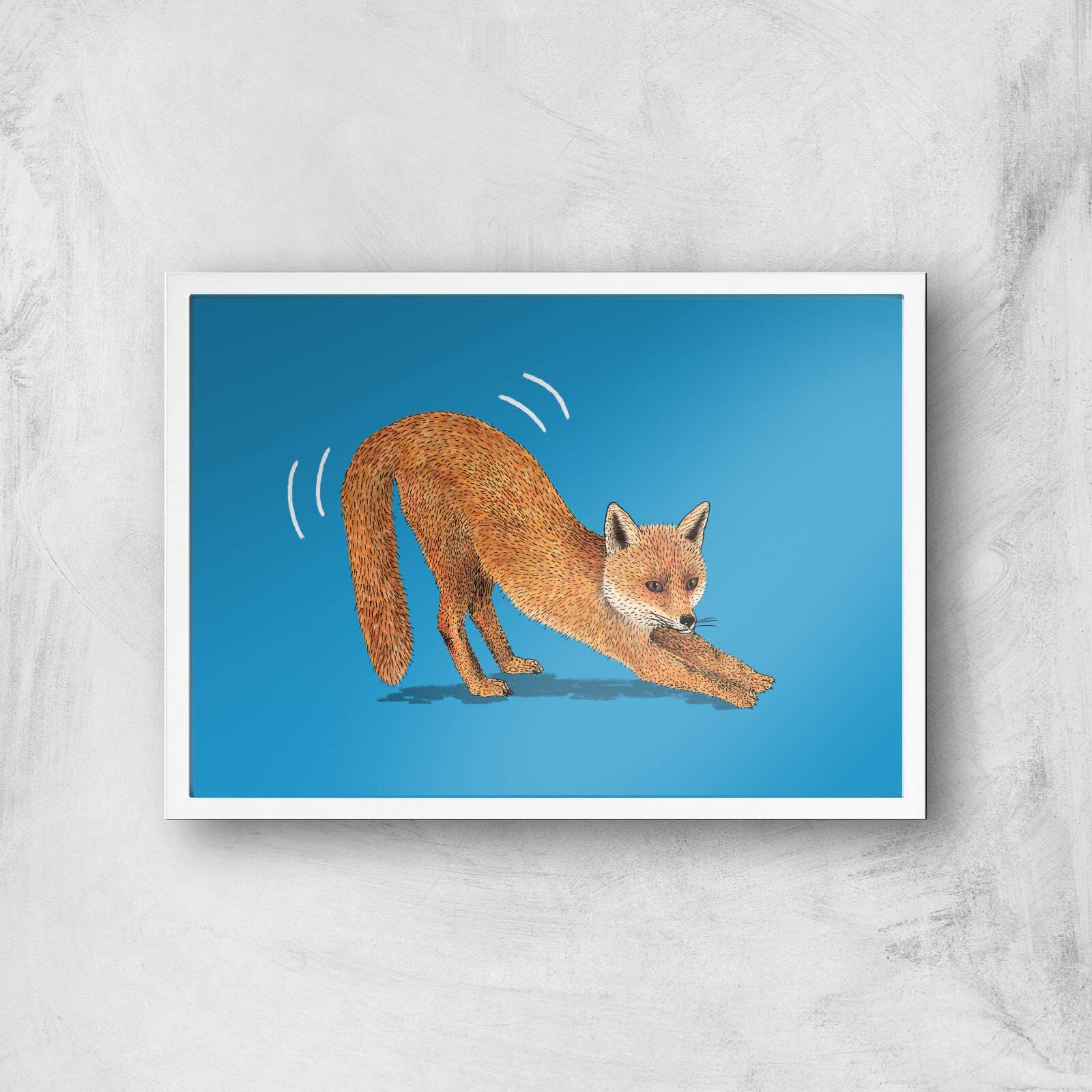 Foxy Fox Giclee Art Print - A2 - White Frame