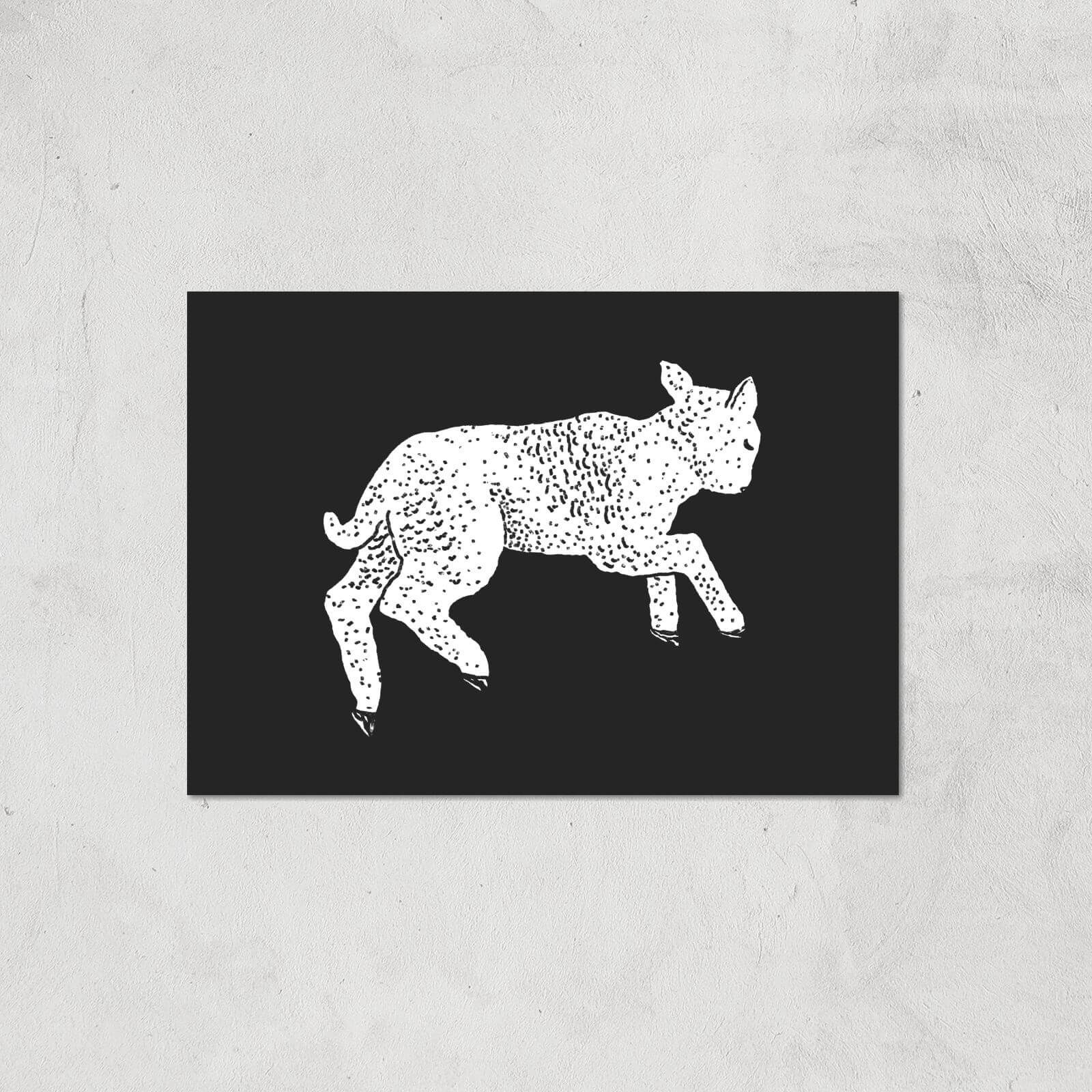 Little Lamb Giclee Art Print - A4 - Print Only