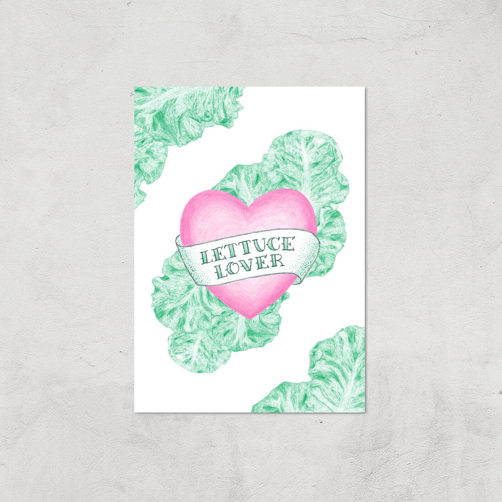 Lettuce Lover Giclee Art Print - A2 - Print Only