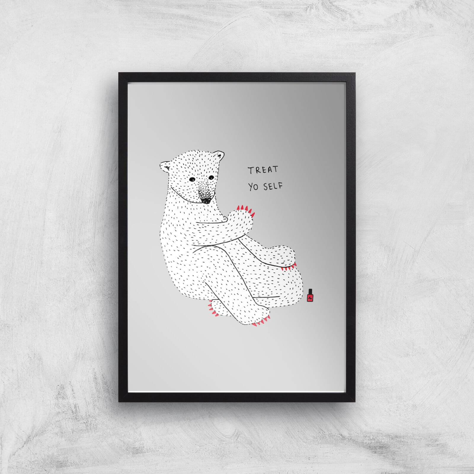 Classy Claws Giclee Art Print - A3 - Black Frame