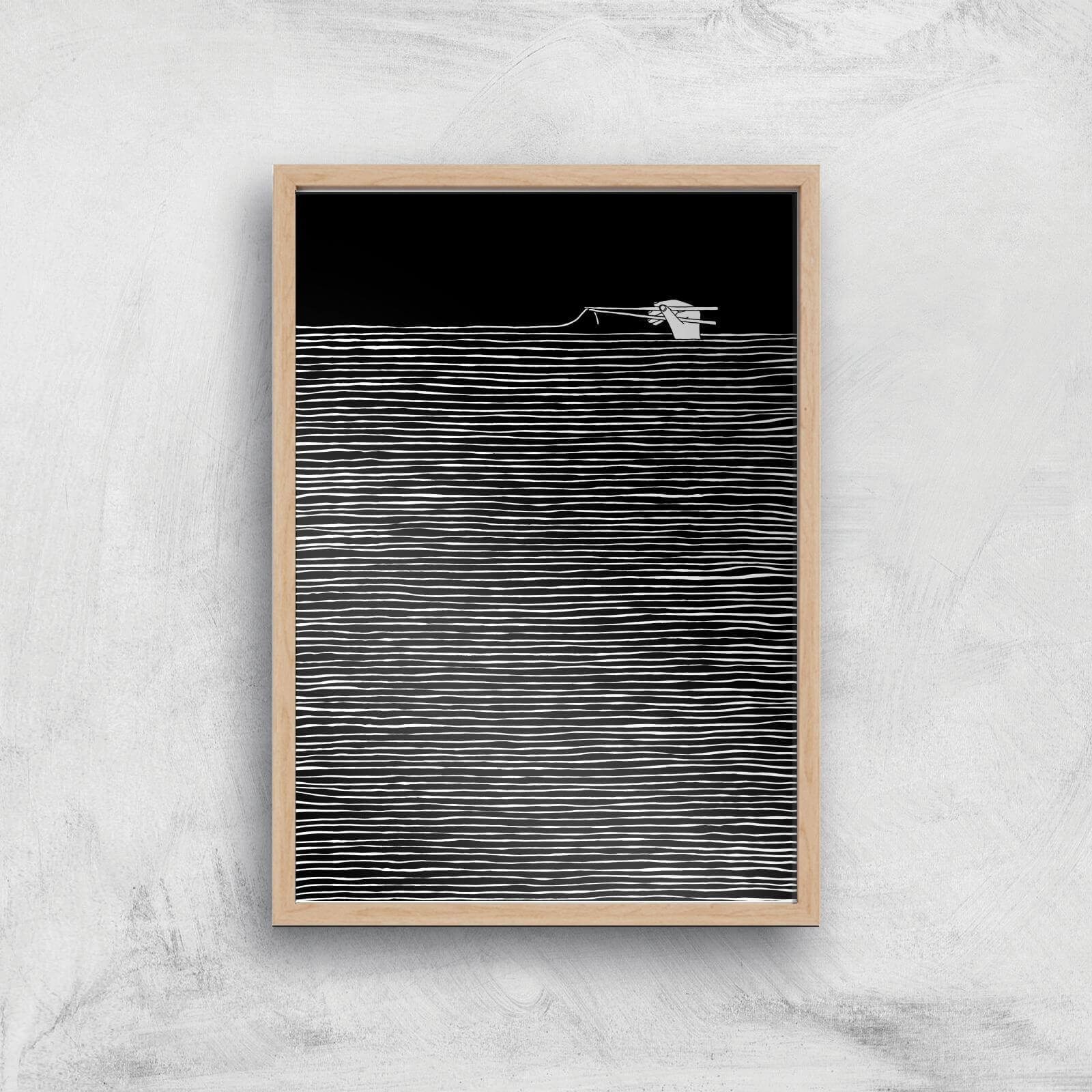 Noodles Are Forever Giclee Art Print - A4 - Wooden Frame