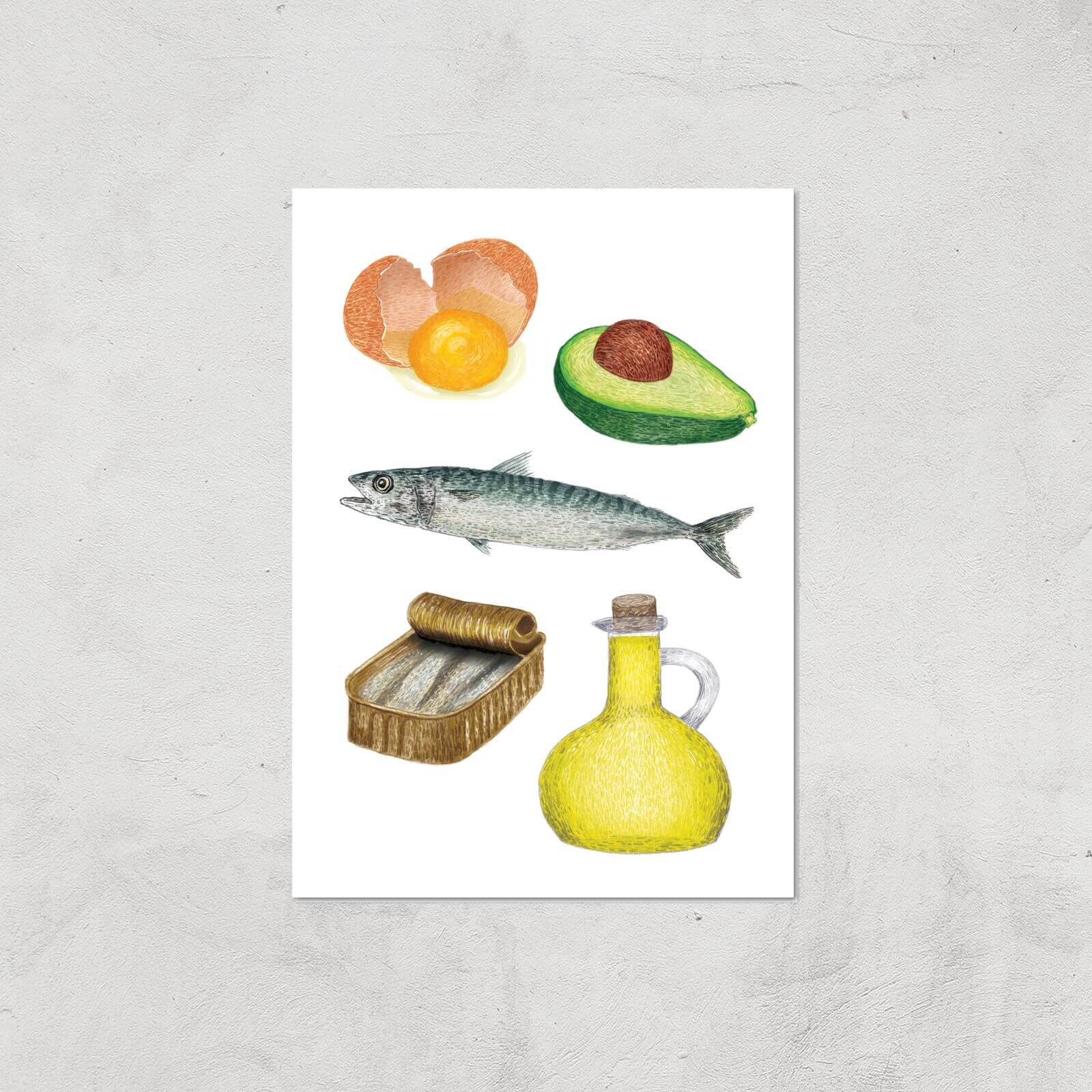 Good Fats Giclee Art Print - A3 - Print Only