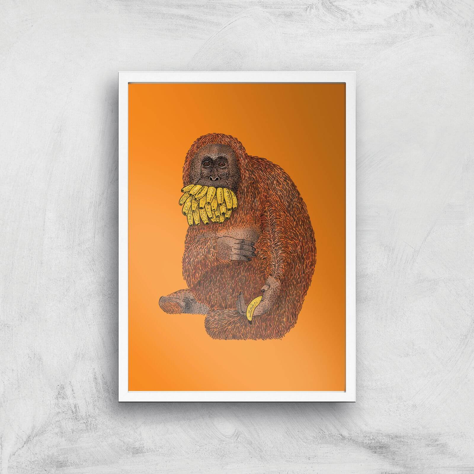 Happy To Share...One Giclee Art Print - A3 - White Frame