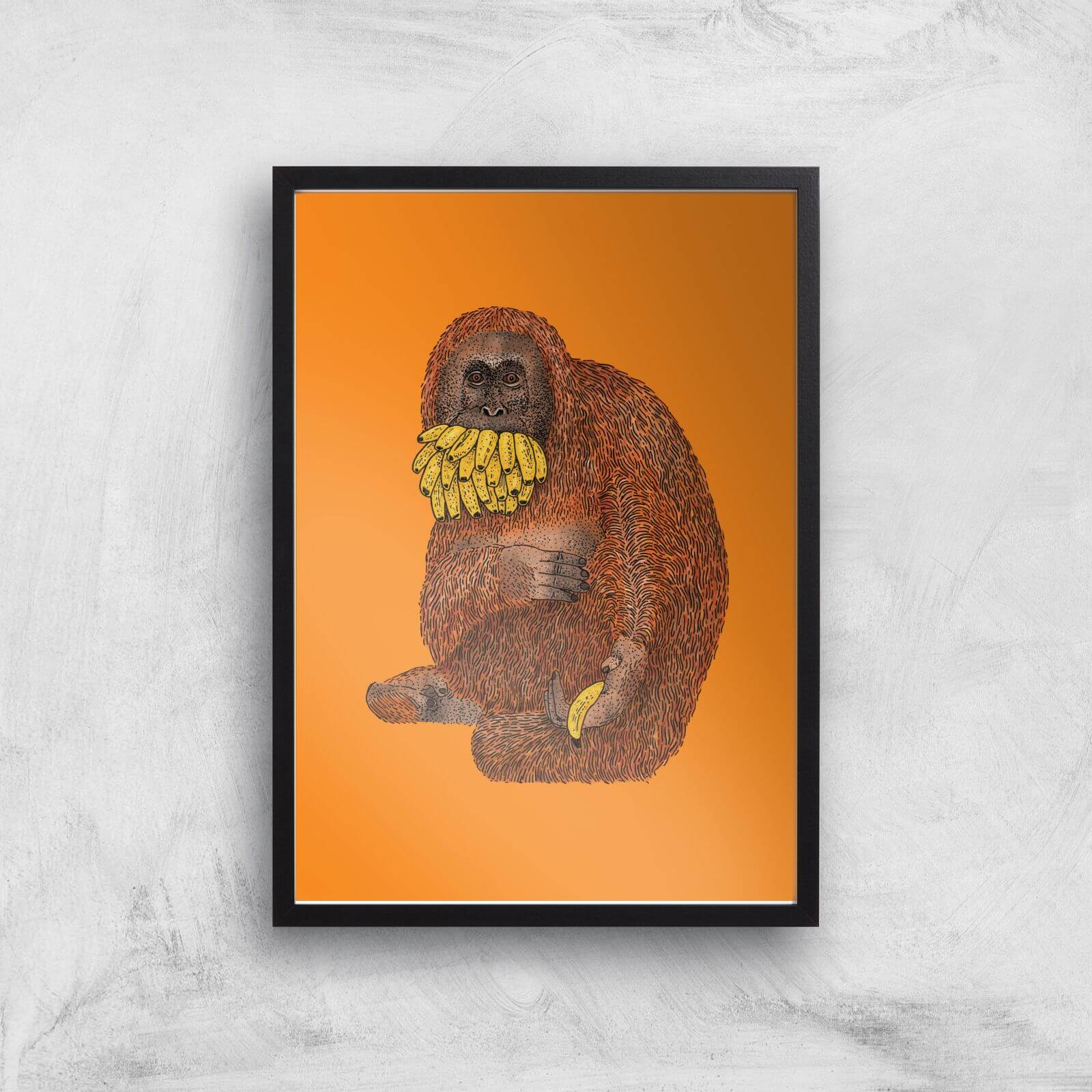 Happy To Share...One Giclee Art Print - A2 - Black Frame