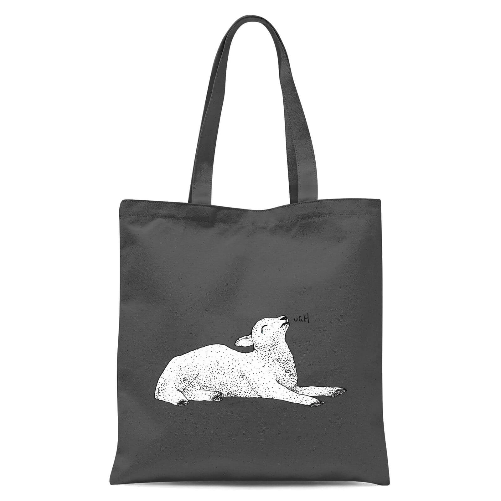 Exasperated Lamb Tote Bag - Grey