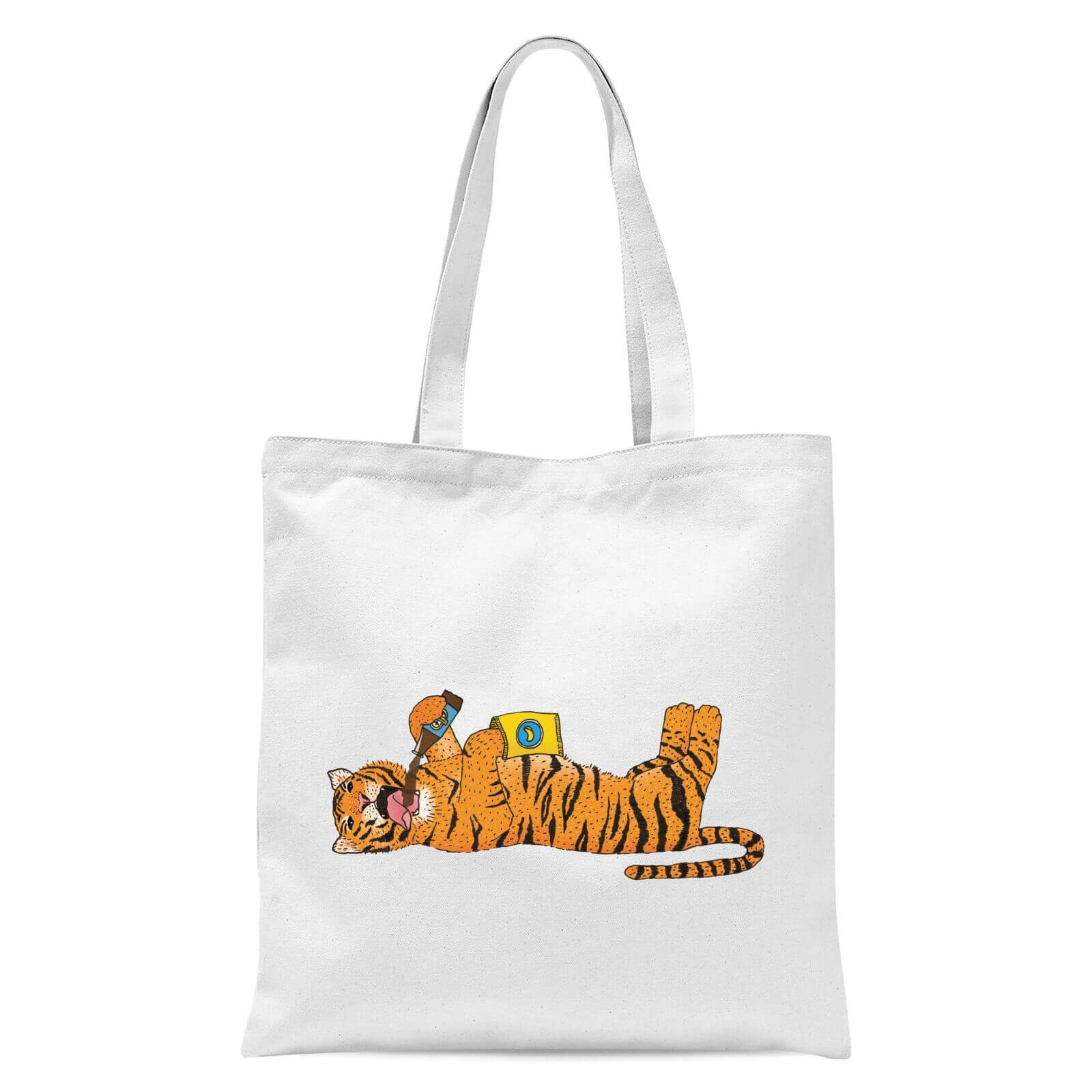 Living The Wild Life Tote Bag - White