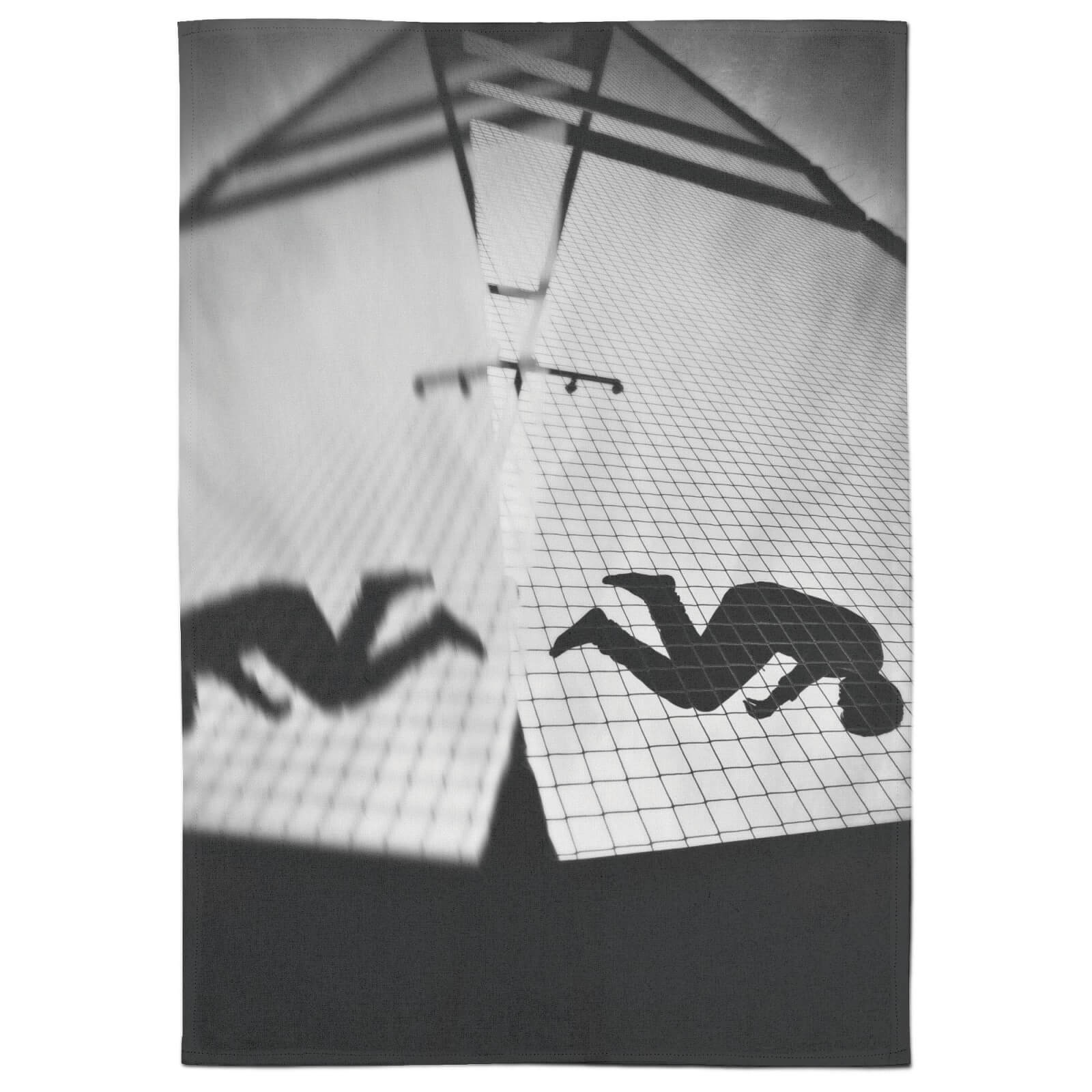 I Believe I Can Fly Cotton Tea Towel - White