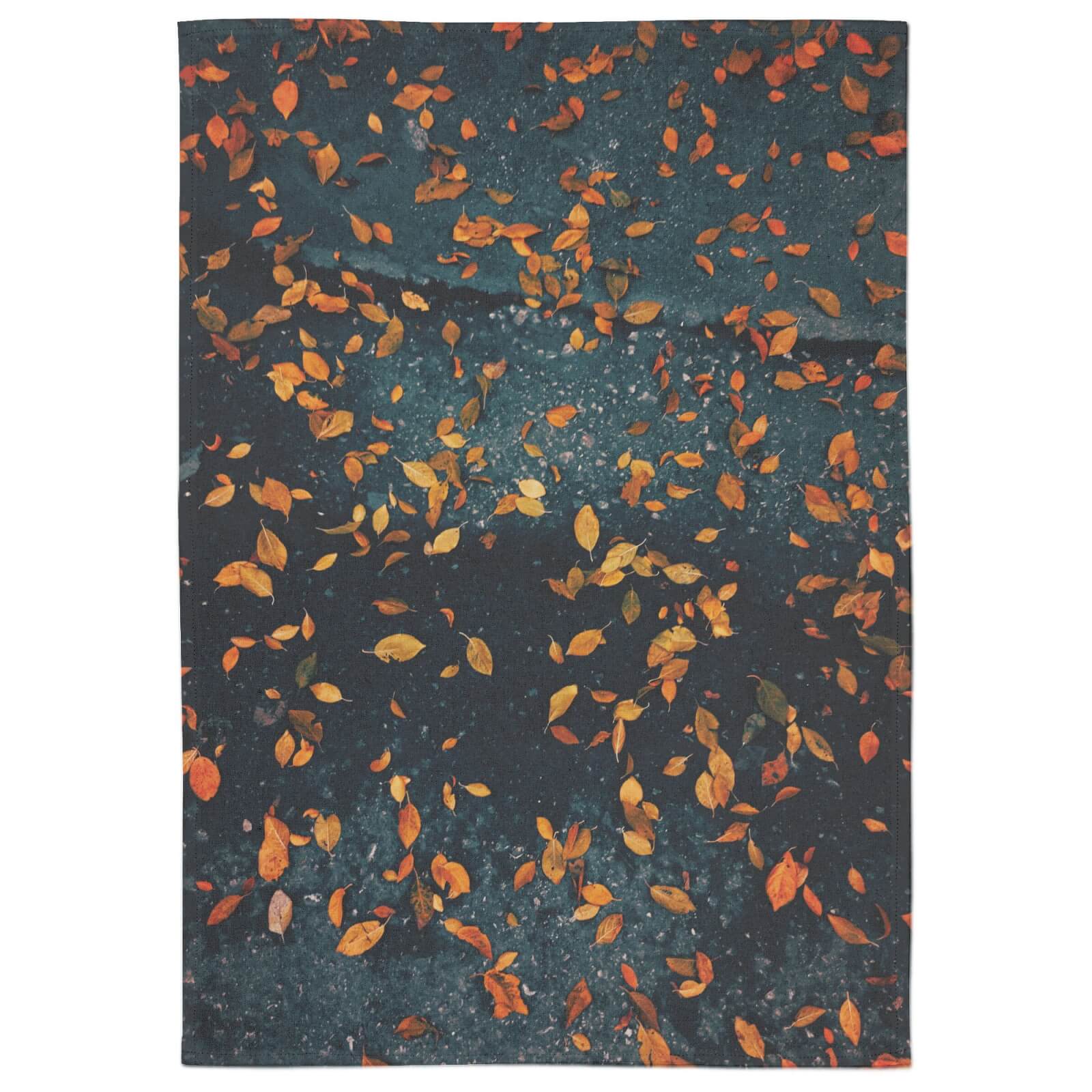 Beauties On The Street Cotton Tea Towel - White