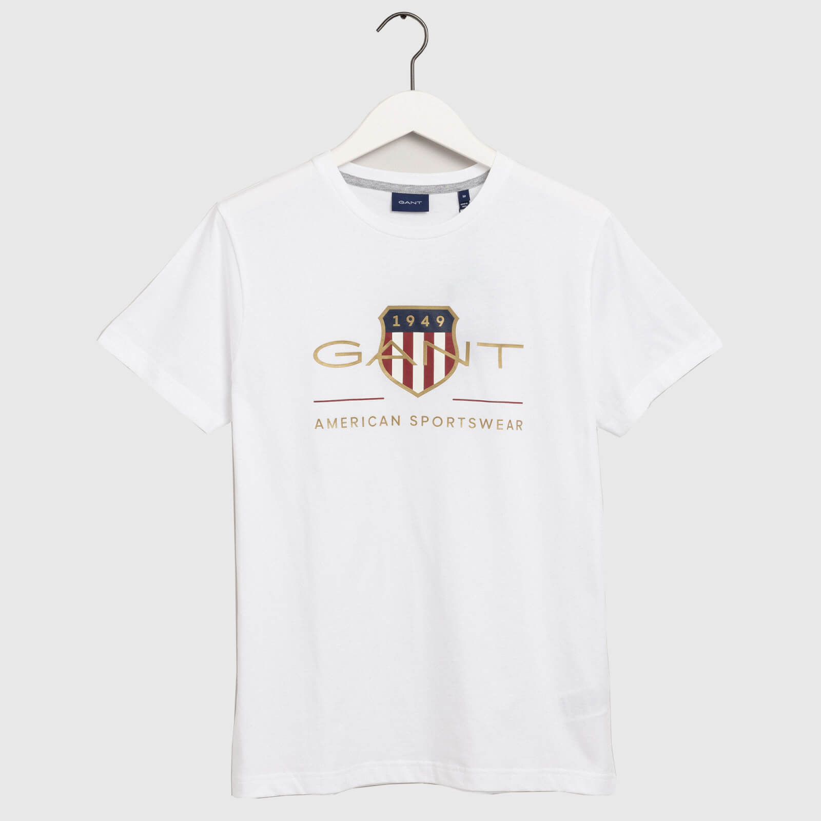 GANT Men's Archive Shield T-Shirt - White - M