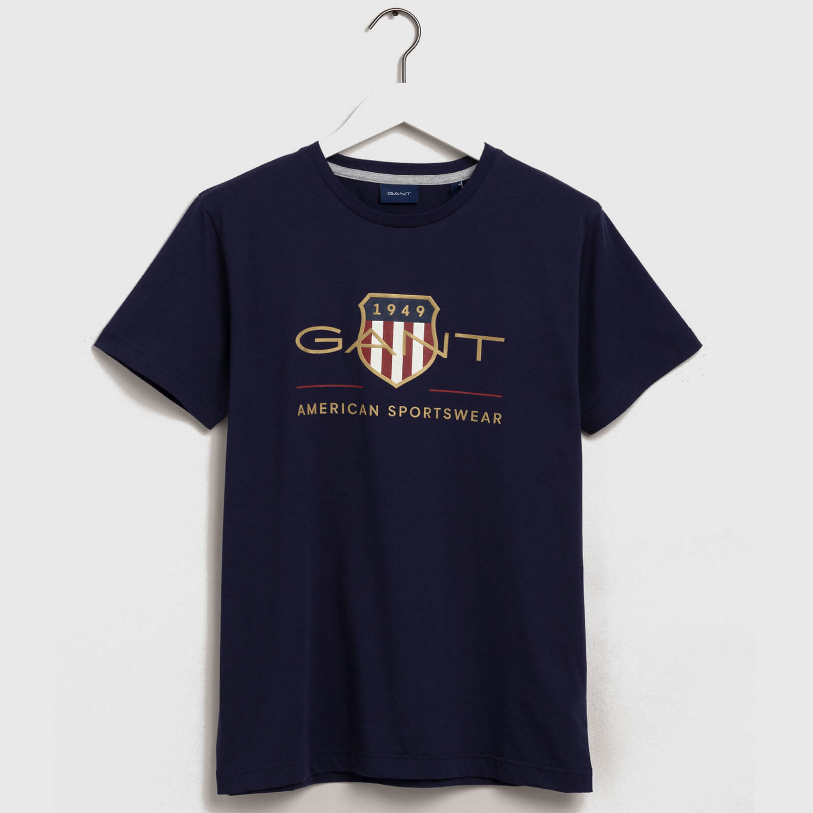 GANT Men's Archive Shield T-Shirt - Evening Blue - M