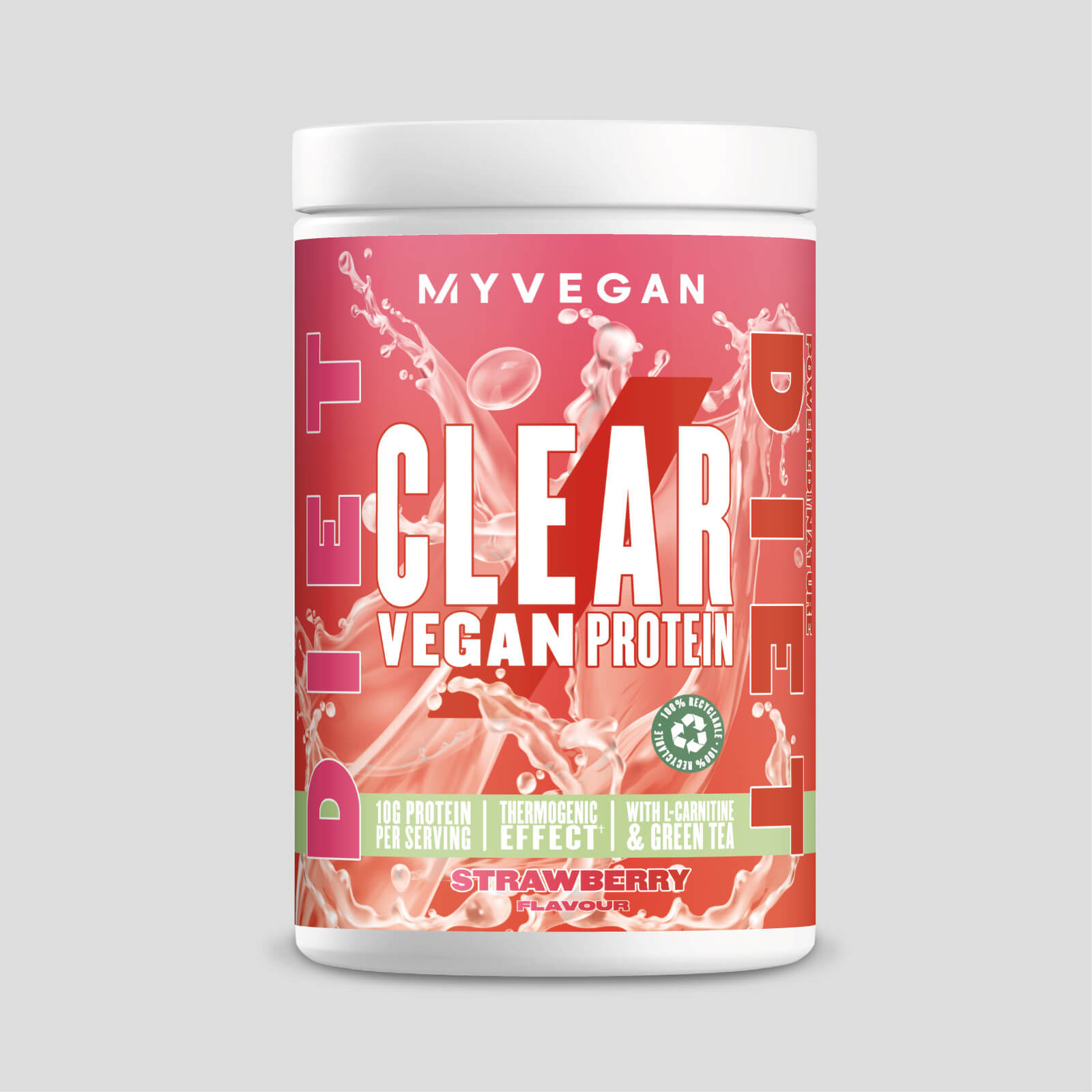 Clear Vegan Protein Diet - 20servings - Strawberry