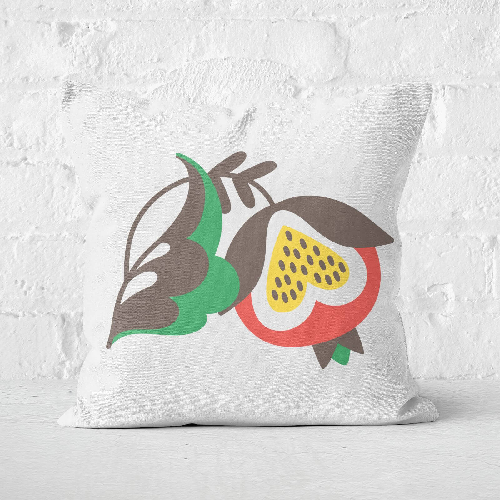 Casual Flower Square Cushion - 40x40cm - Soft Touch