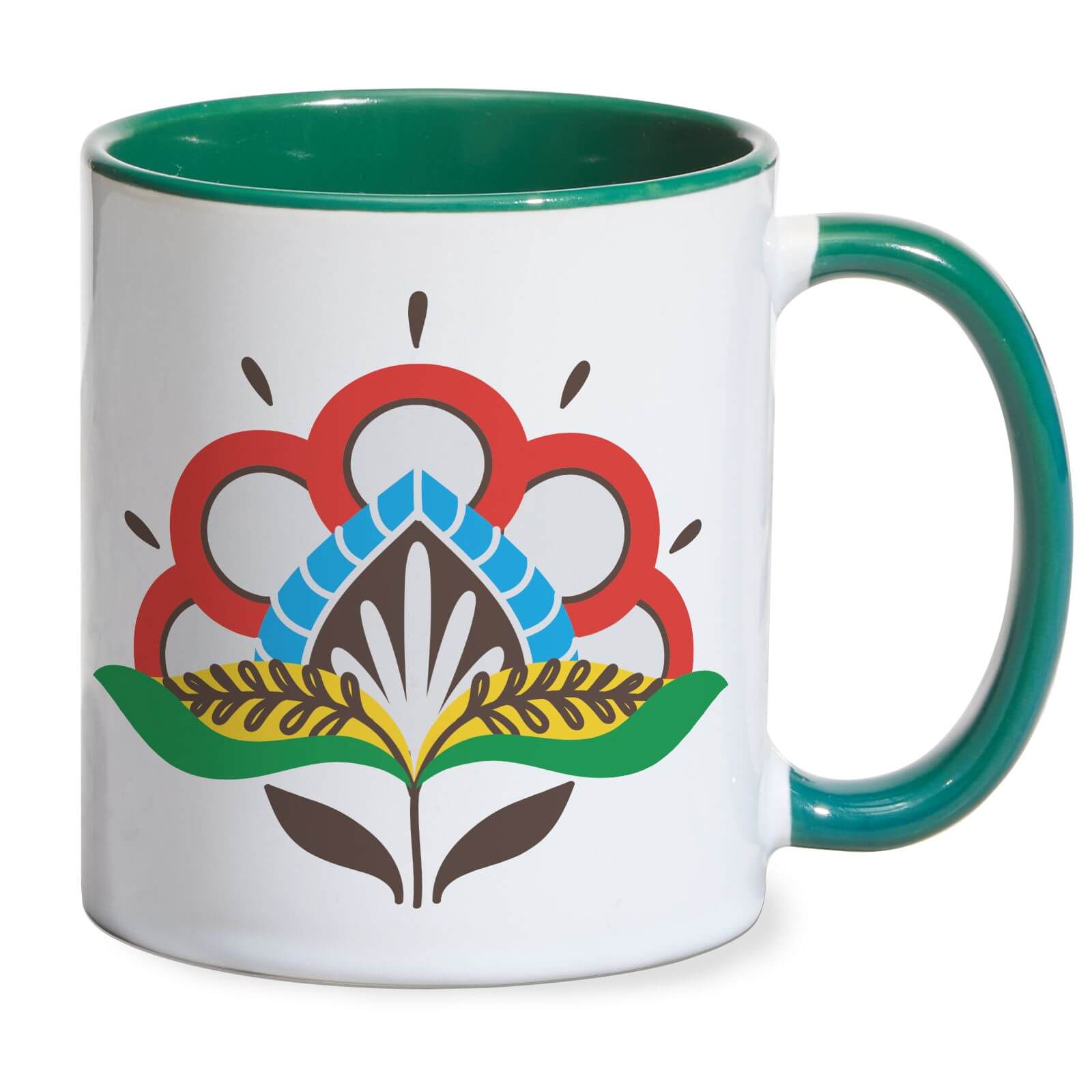 Everyday Flower Mug - Green