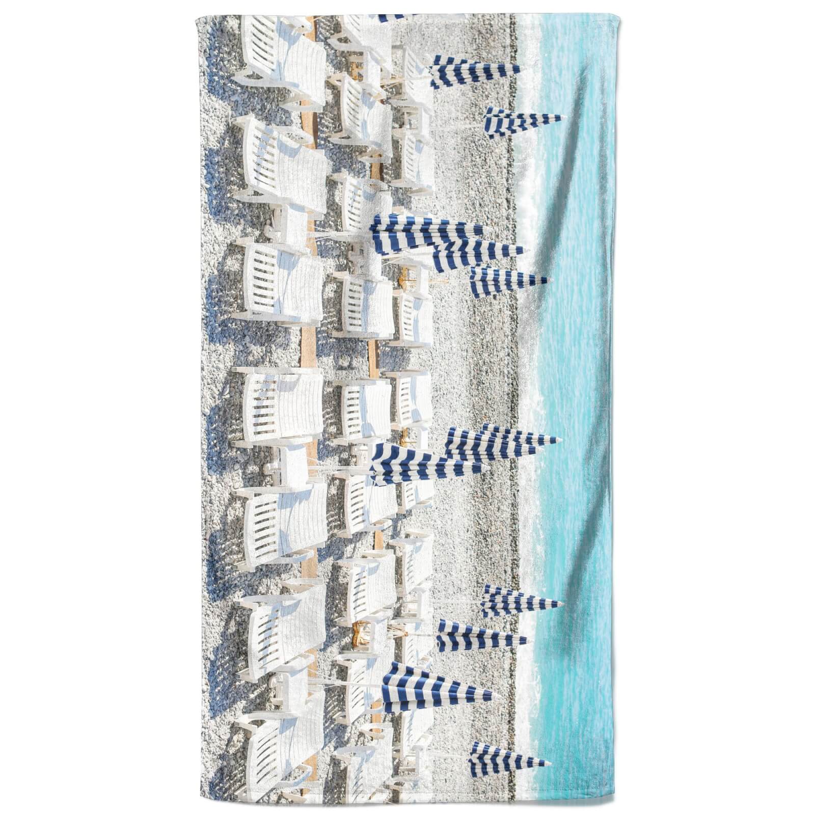 Deck Chair Run Beach Towel