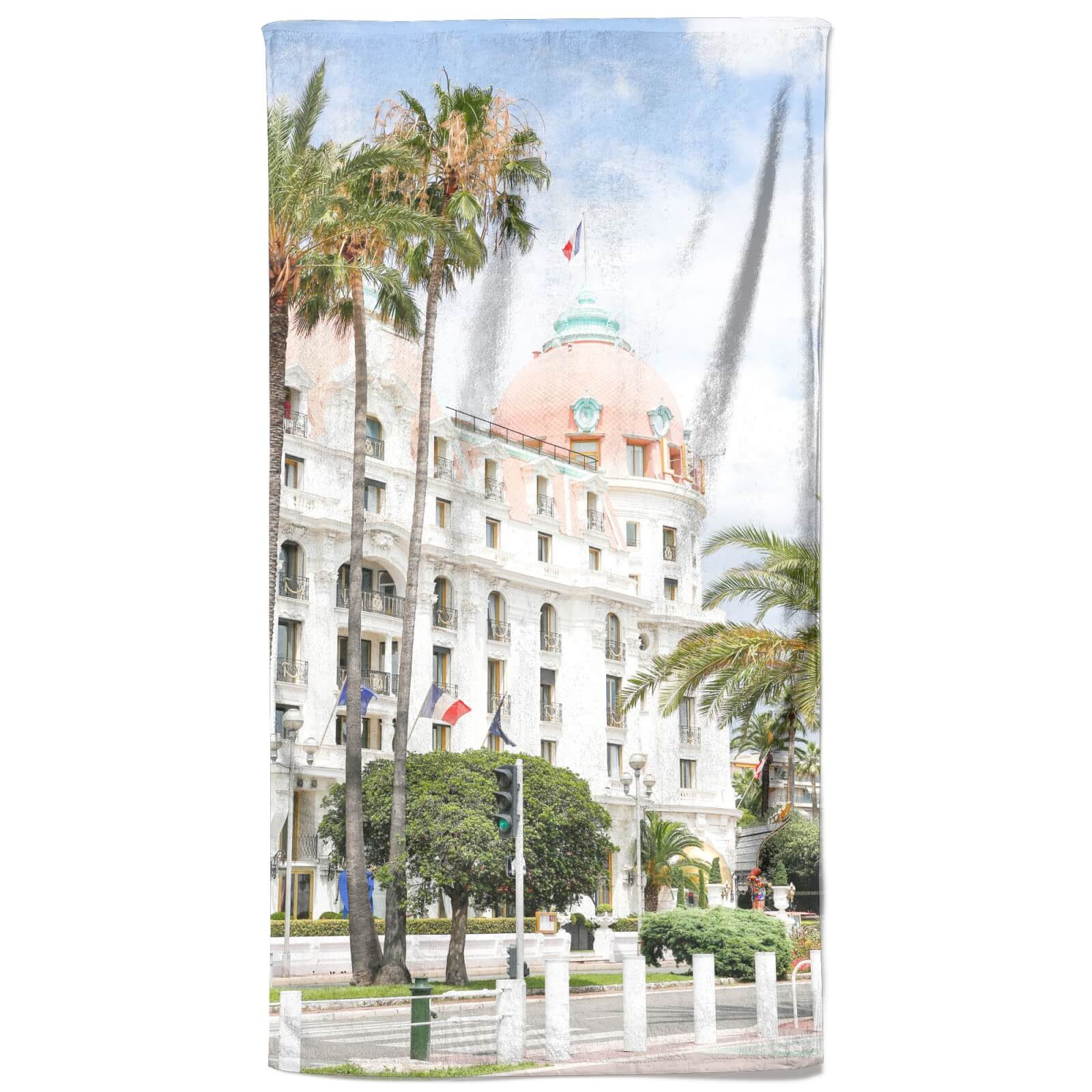 Pastel Buildings Beach Towel