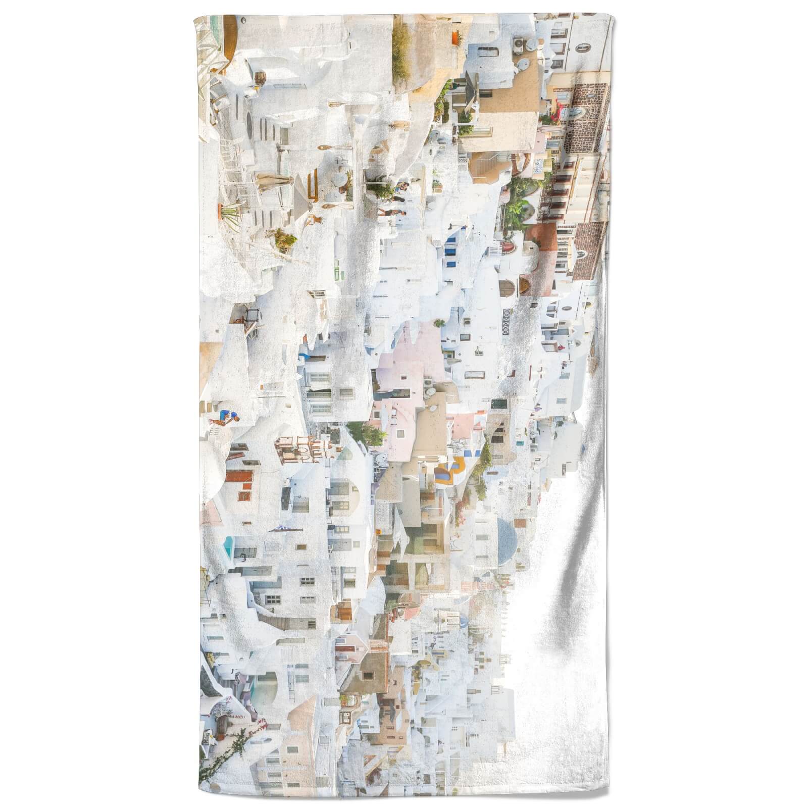 Santorini Holiday Beach Towel