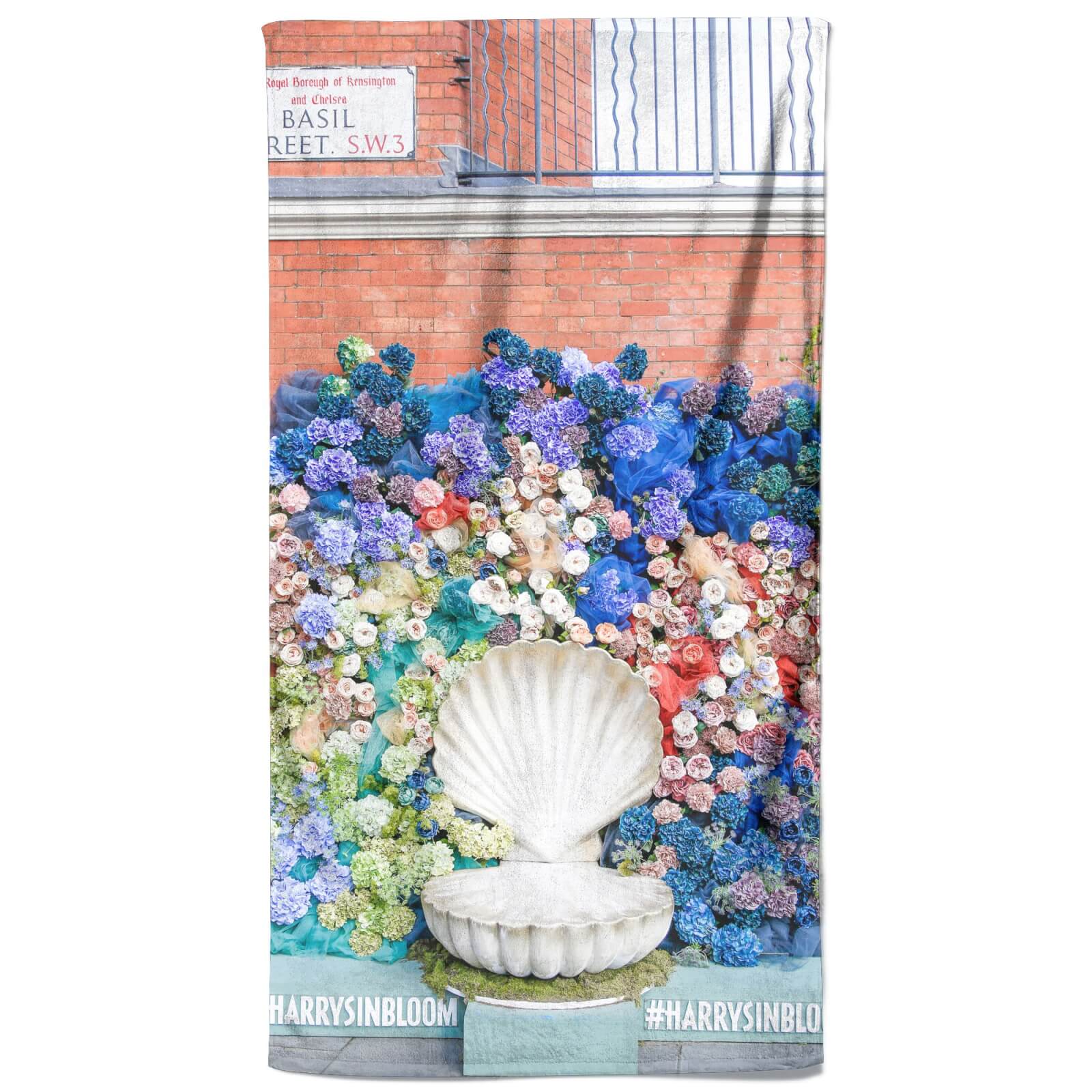 Shell Floral Explosion Beach Towel