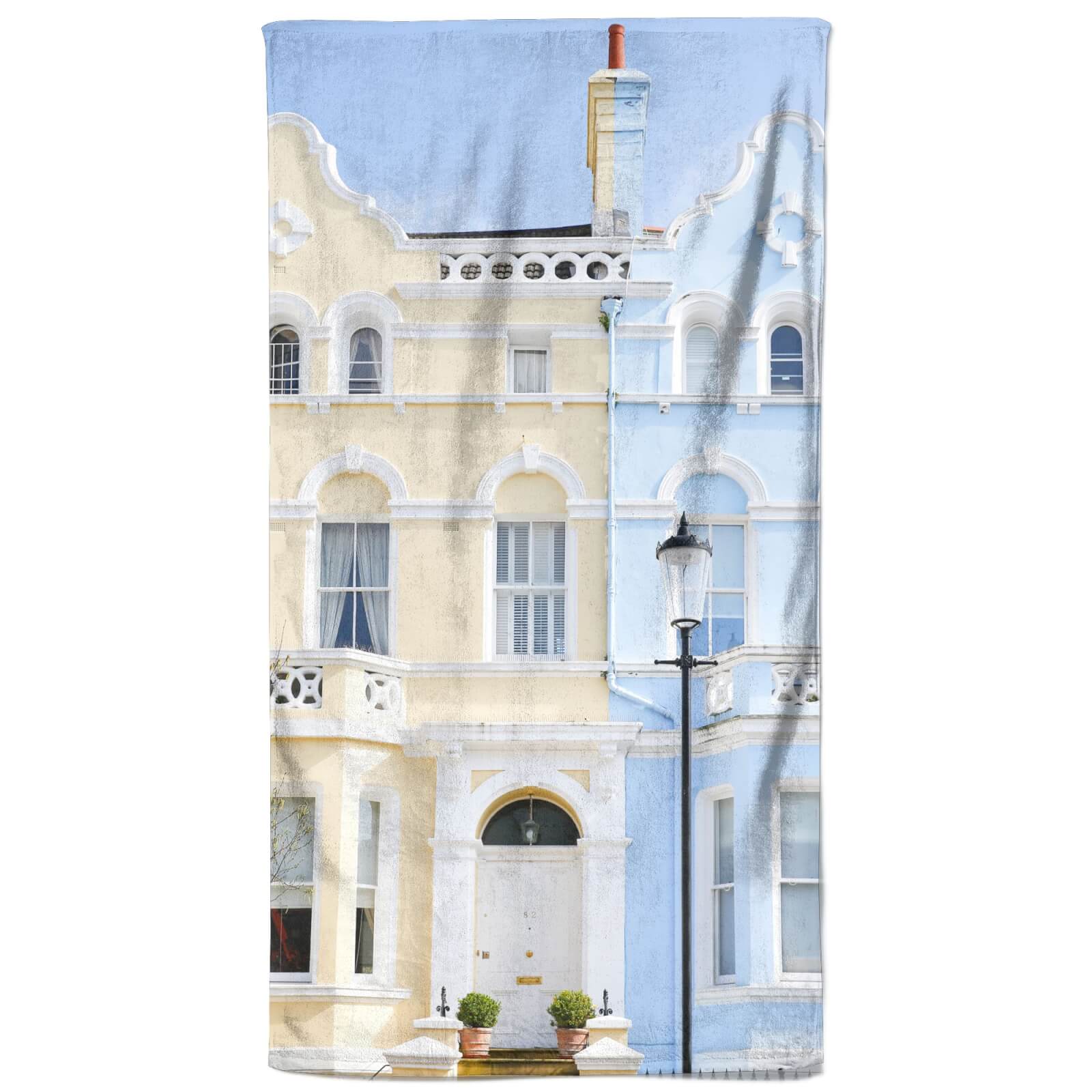 Beach House In The City Beach Towel