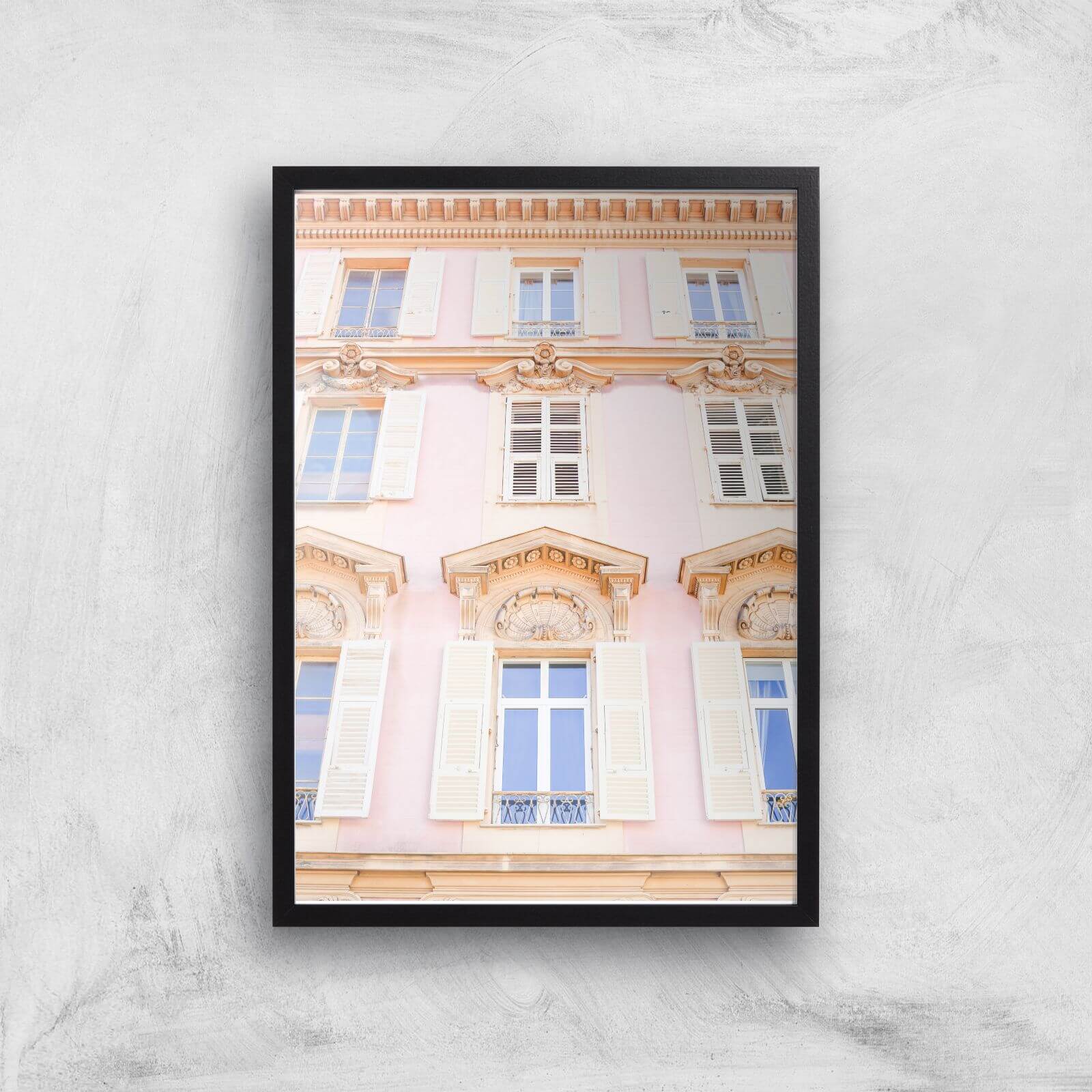 Noel Au Balcon Giclee Art Print - A3 - Black Frame