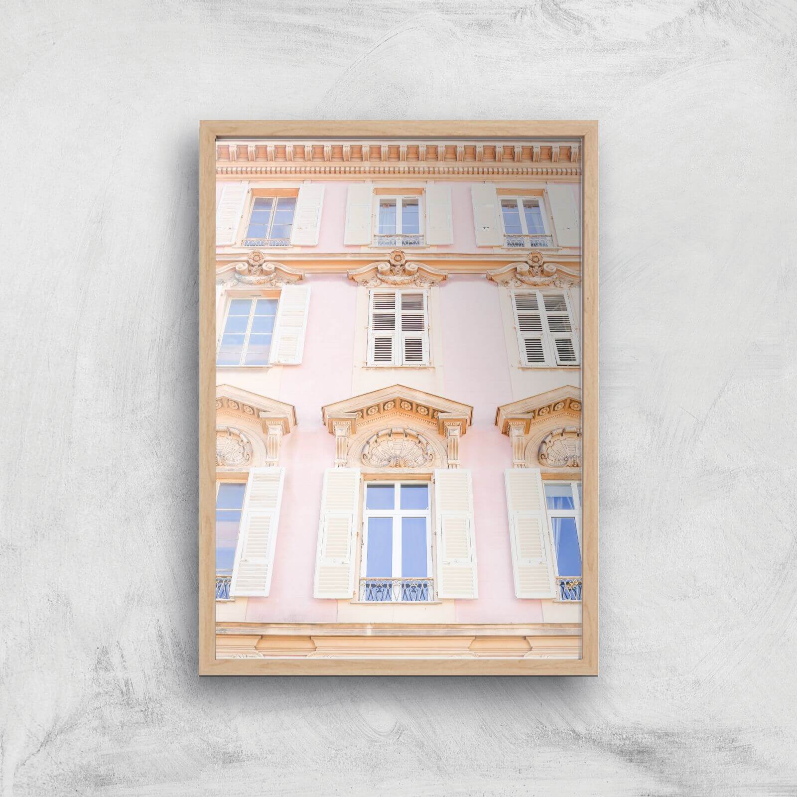 Noel Au Balcon Giclee Art Print - A2 - Wooden Frame
