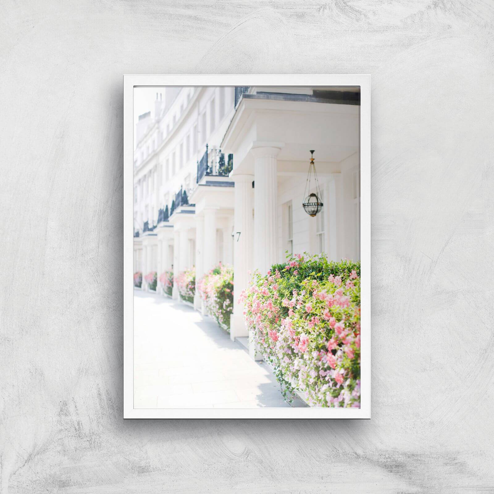London Stroll Giclee Art Print - A3 - White Frame