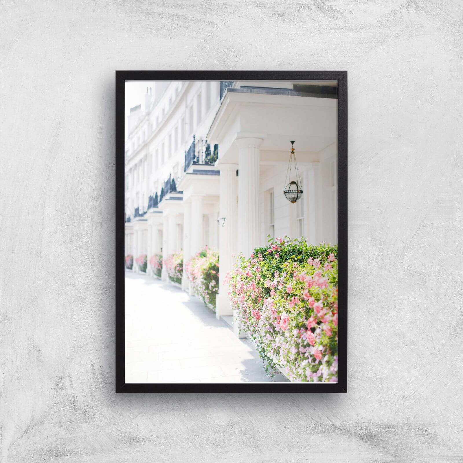 London Stroll Giclee Art Print - A2 - Black Frame