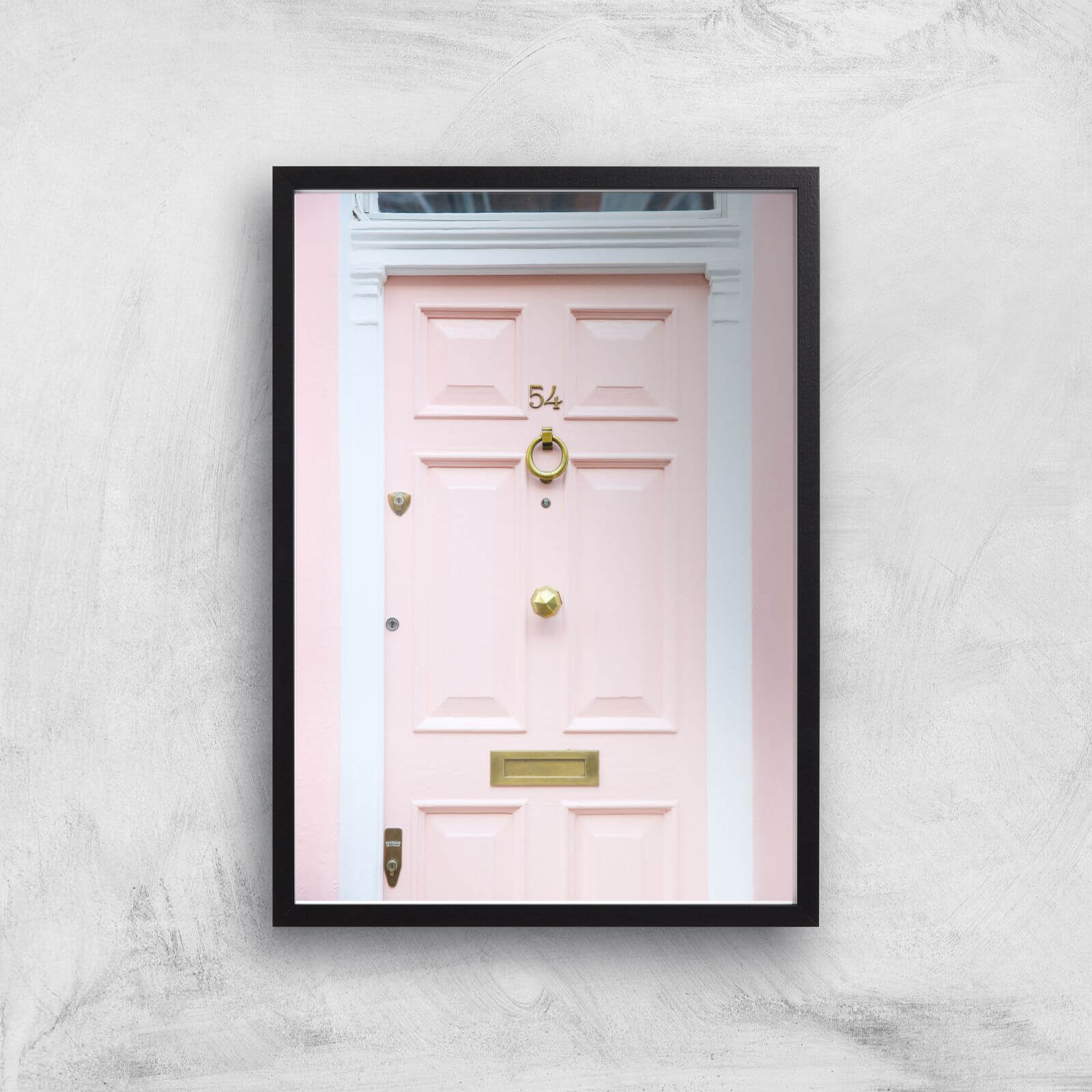 Number 54 Giclee Art Print - A2 - Black Frame