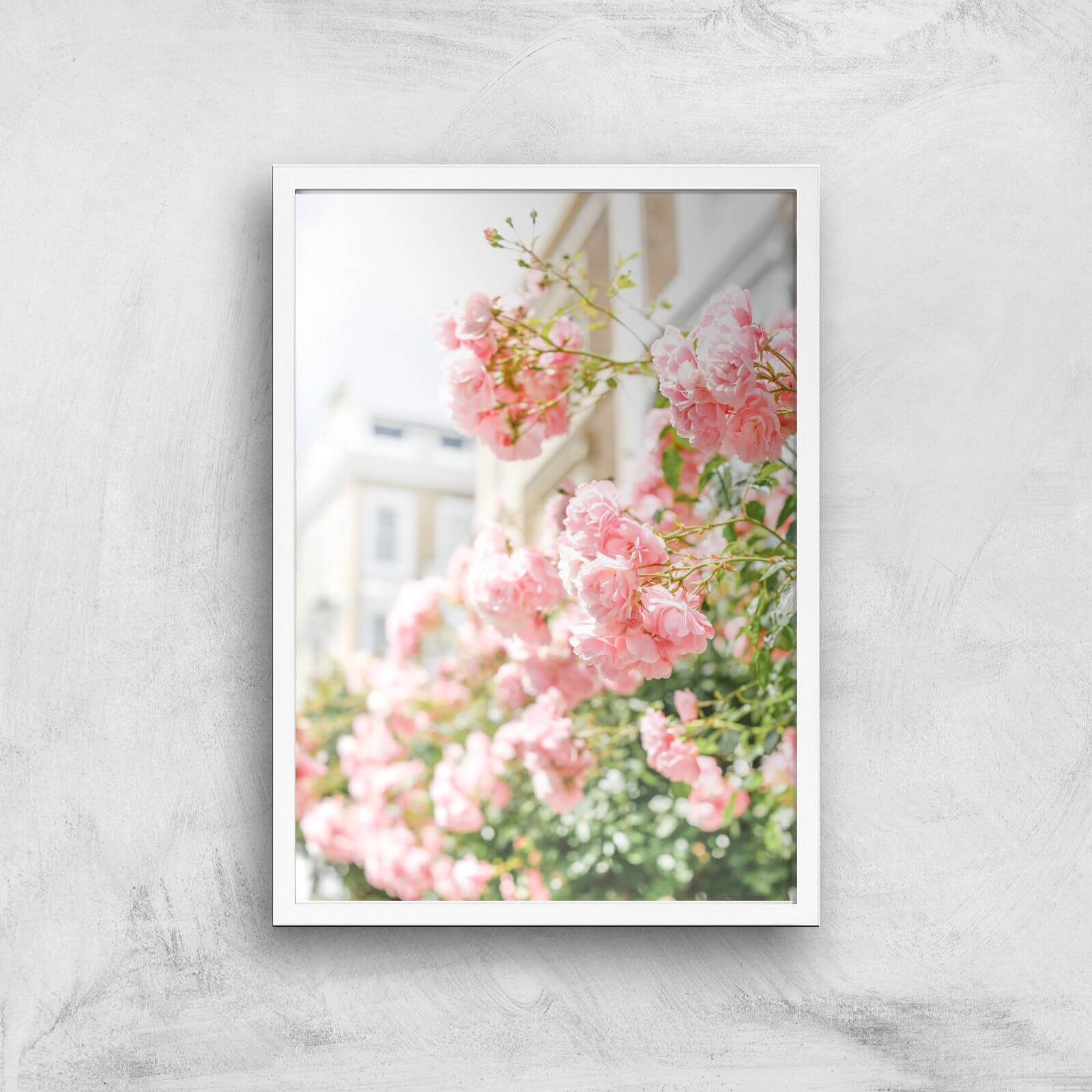 London Bloomage Giclee Art Print - A3 - White Frame