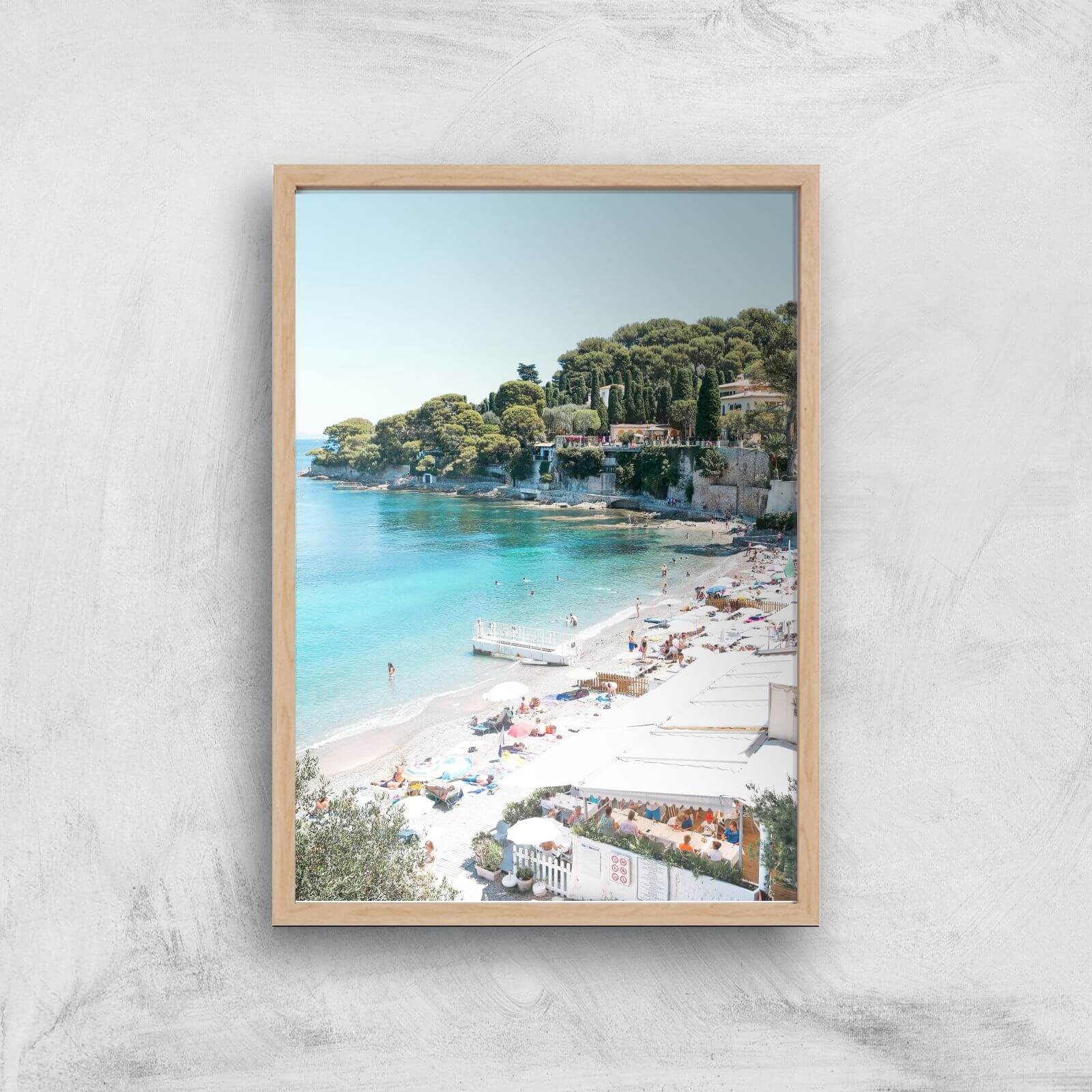 La Vie Est Belle Giclee Art Print - A3 - Wooden Frame