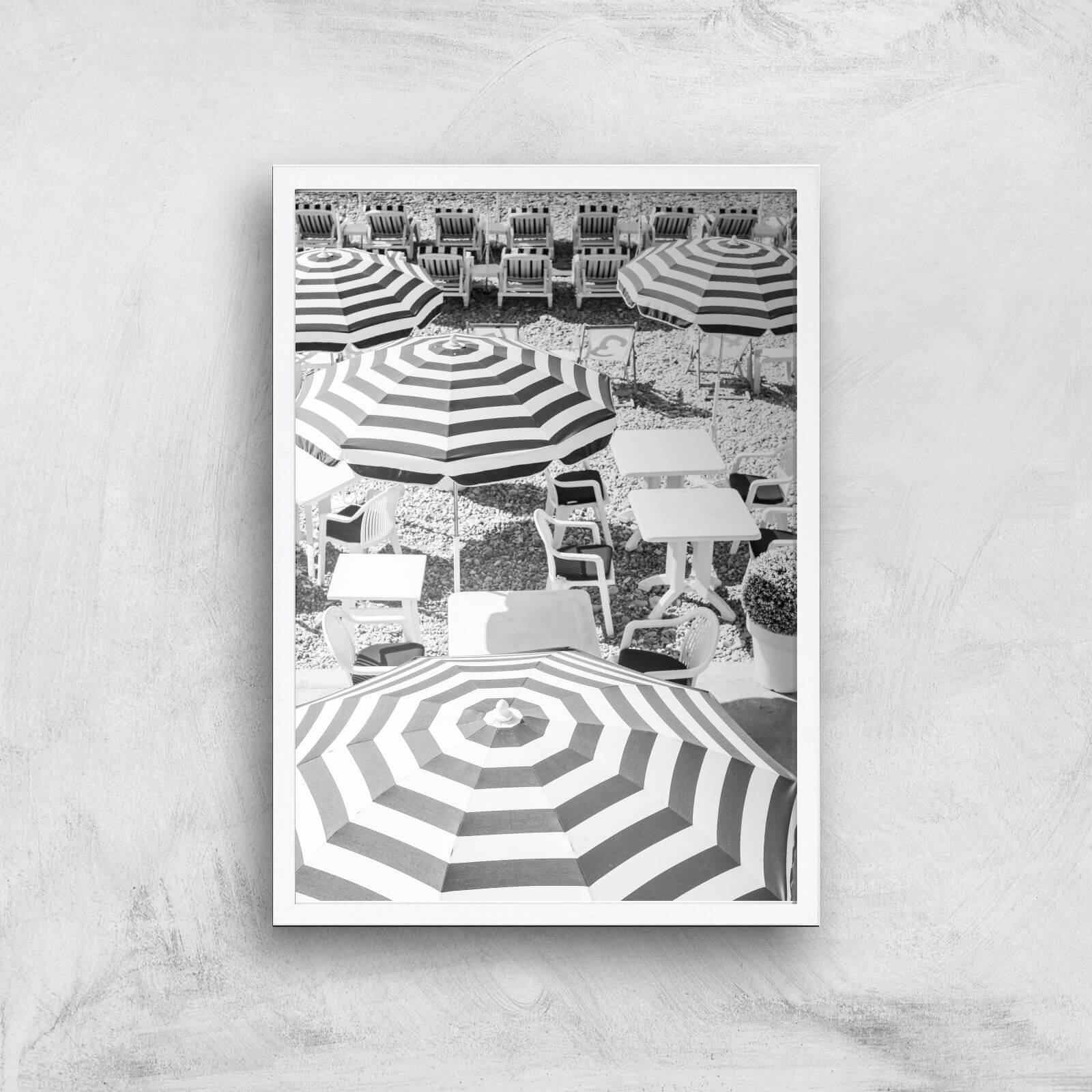 Doux Soleil Nice Giclee Art Print - A2 - White Frame