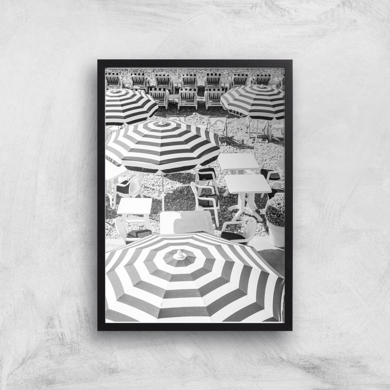 Doux Soleil Nice Giclee Art Print - A2 - Black Frame