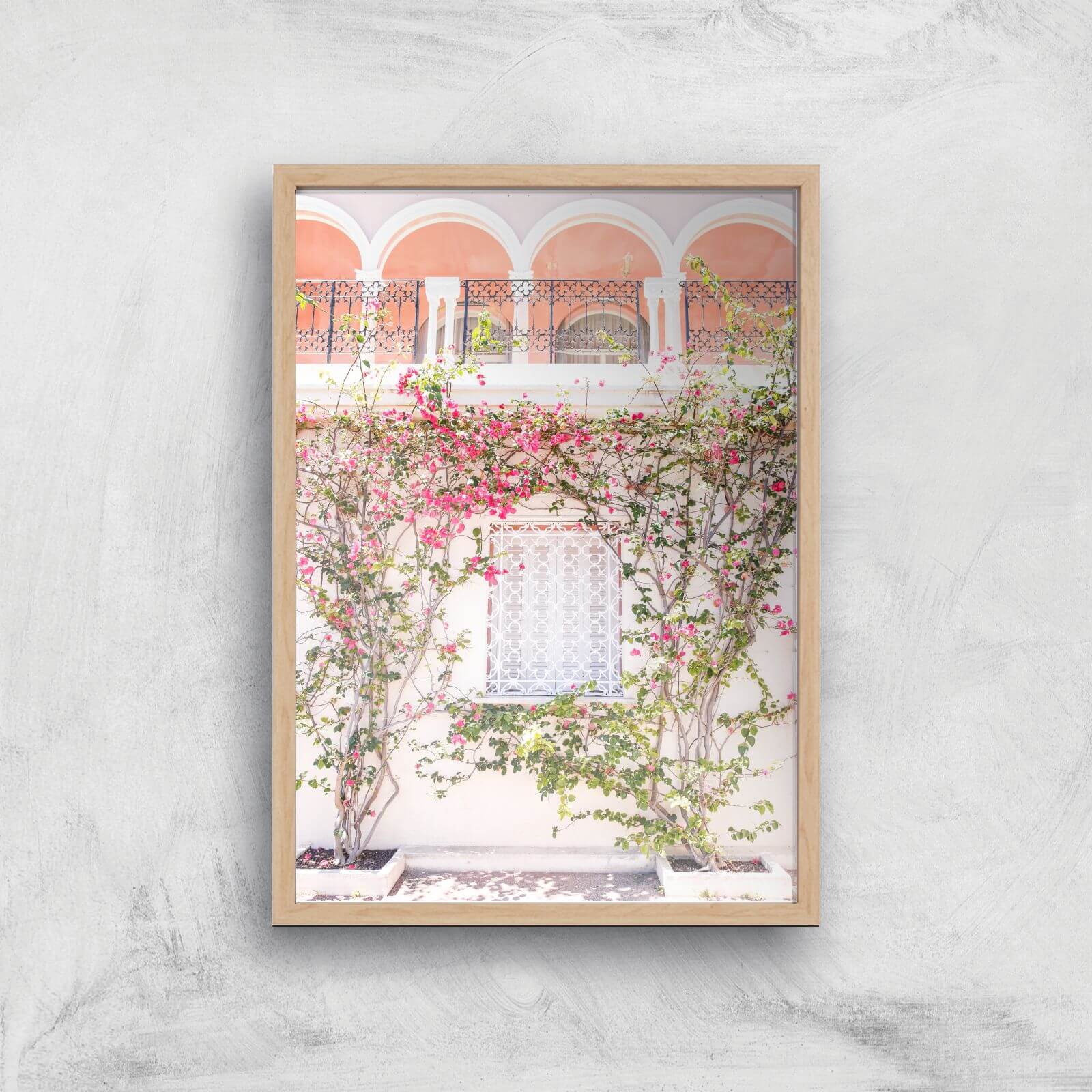 La Sieste Giclee Art Print - A4 - Wooden Frame