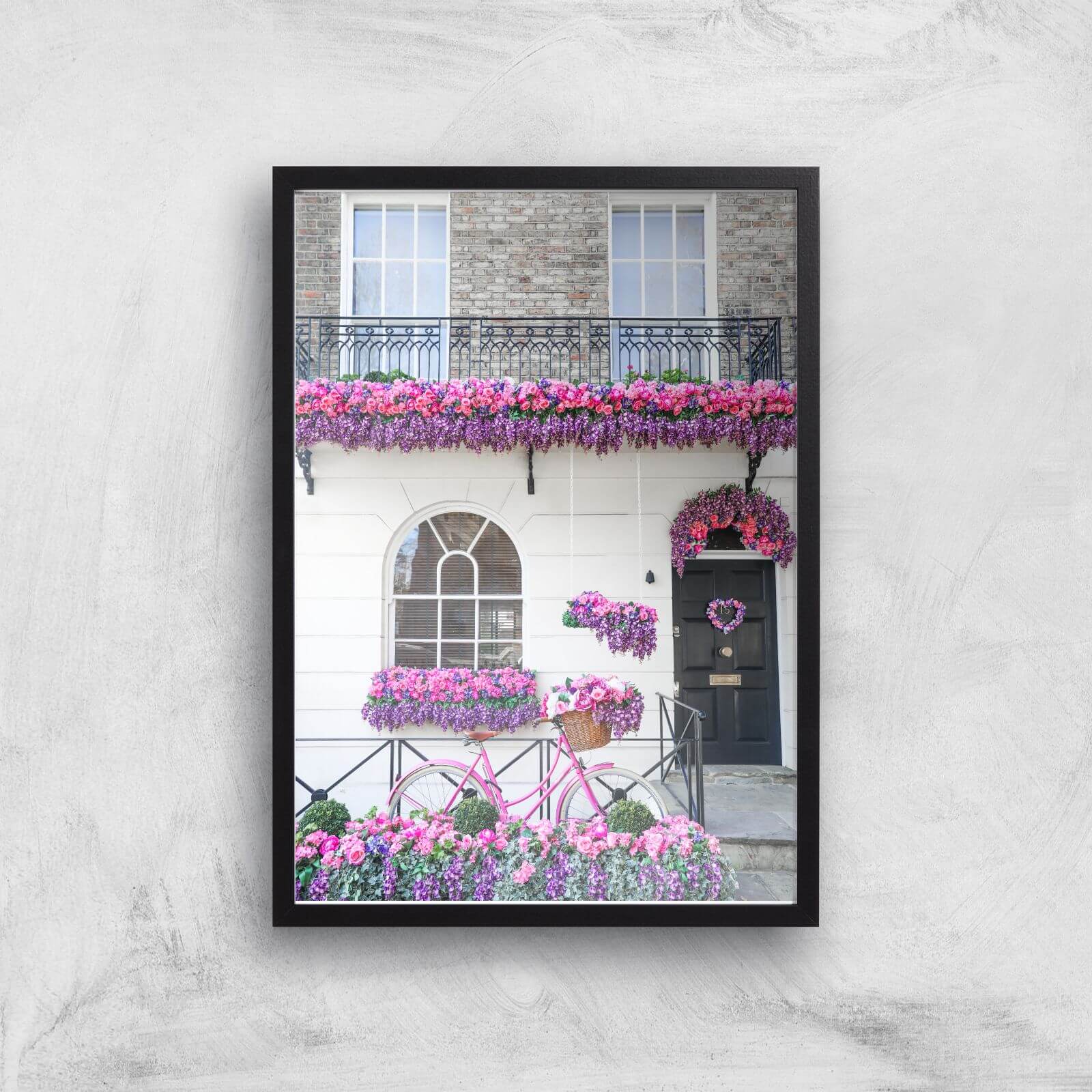 Pink Obsession Giclee Art Print - A2 - Black Frame