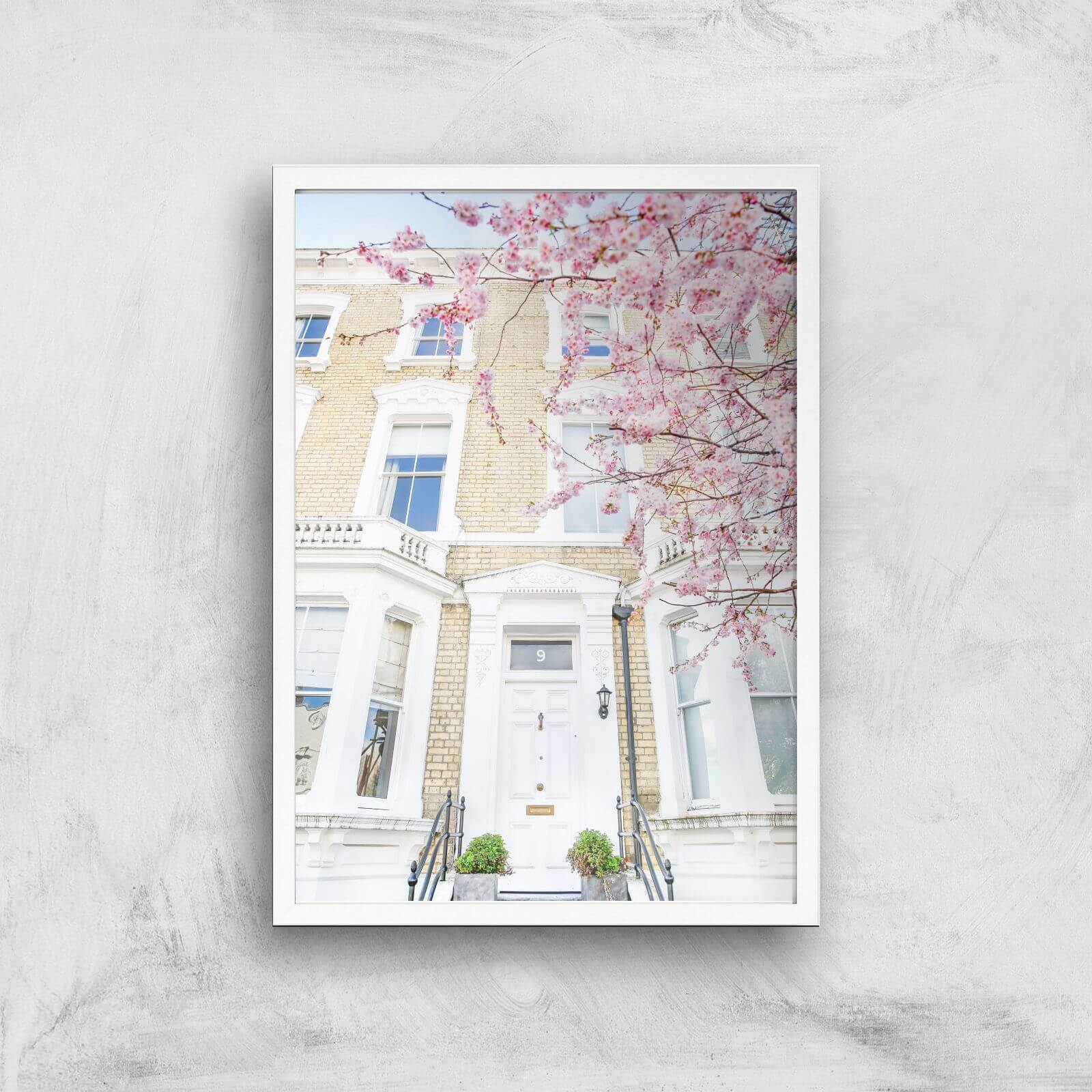 Number 9 Giclee Art Print - A3 - White Frame