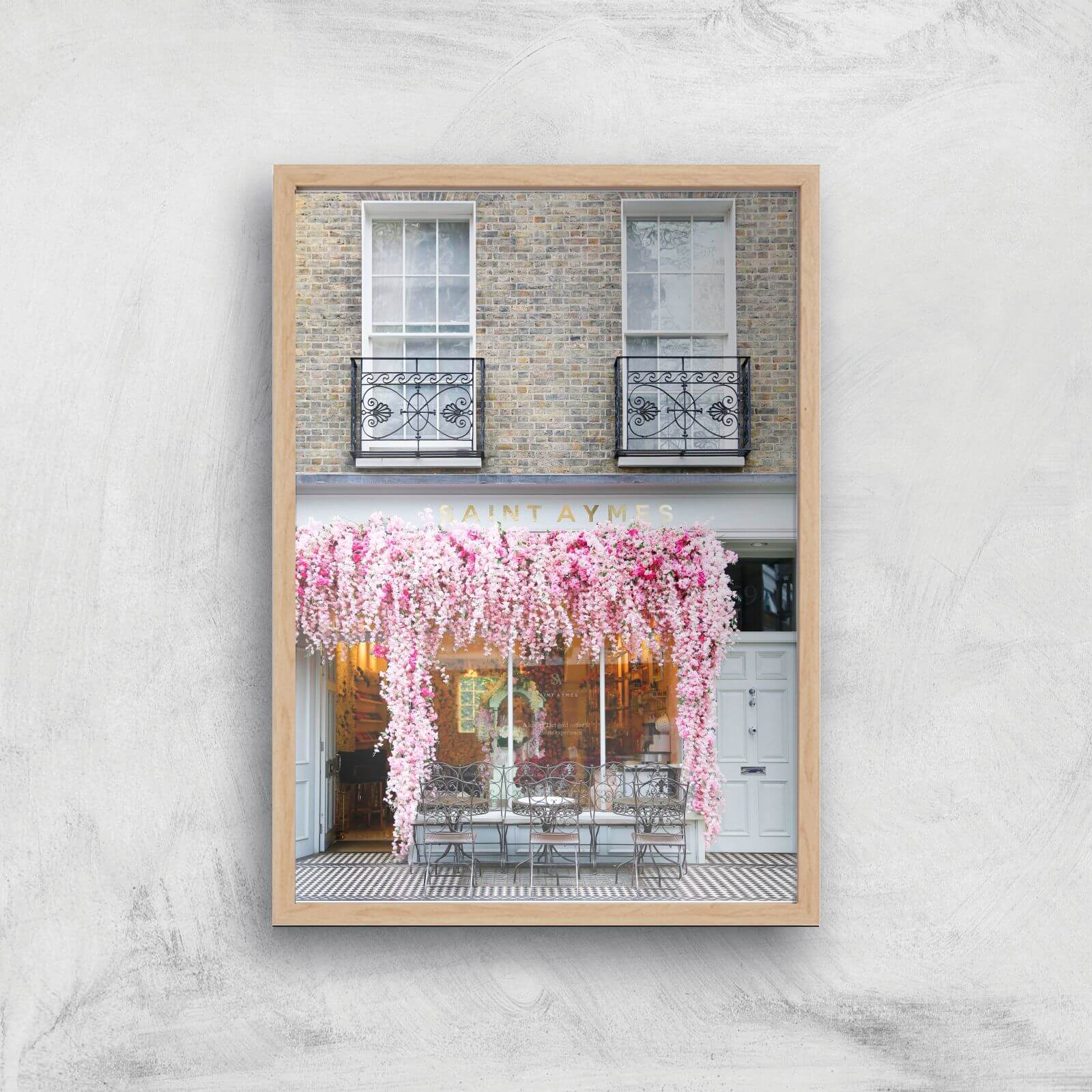 Afternoon Brew Giclee Art Print - A3 - Wooden Frame