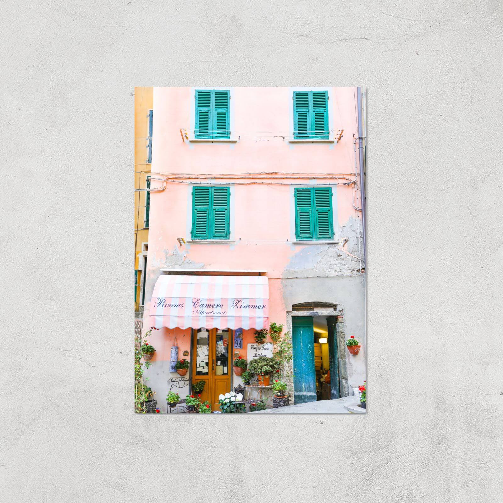 Italian Apartment Giclee Art Print - A4 - Print Only