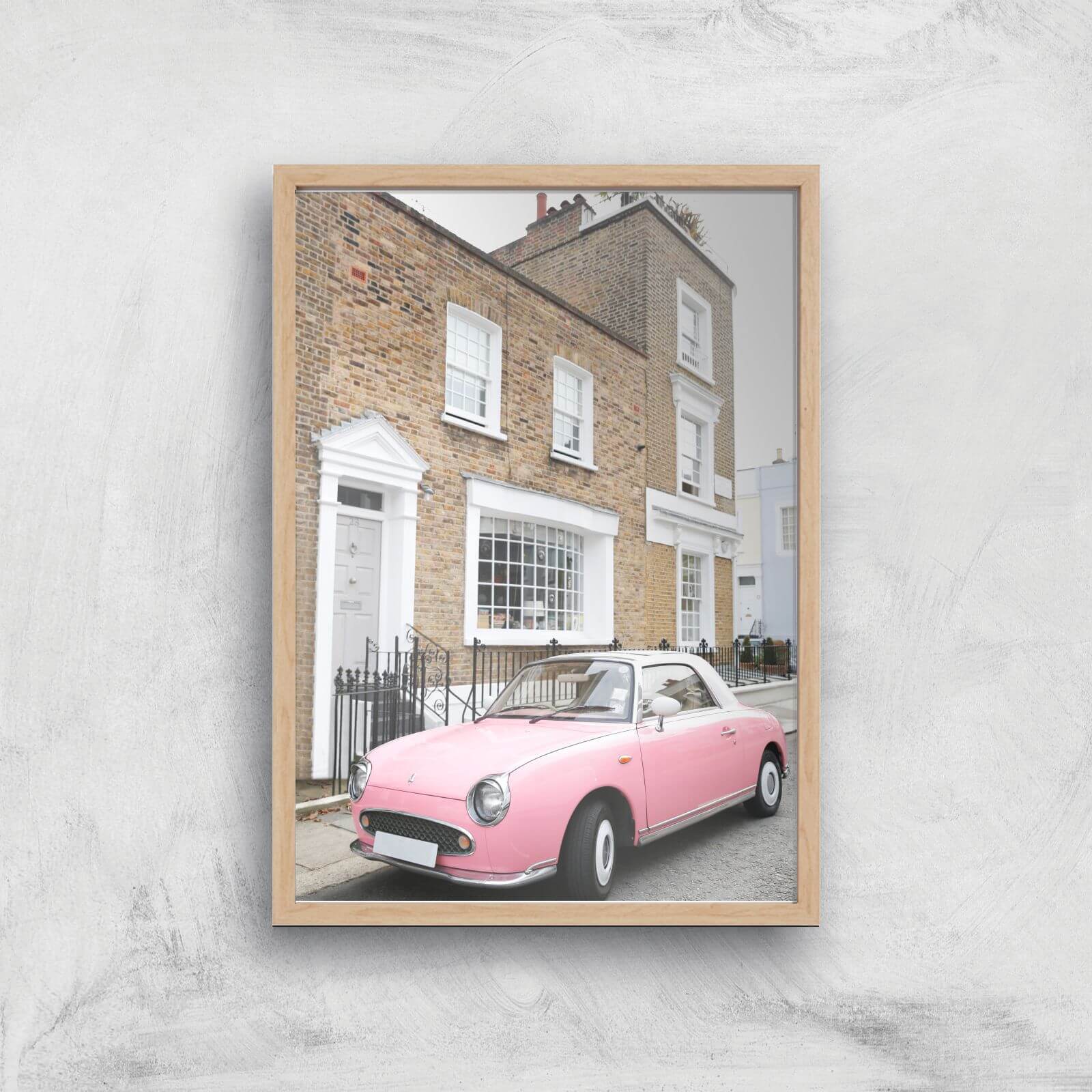 Penelope Cruiser Giclee Art Print - A4 - Wooden Frame
