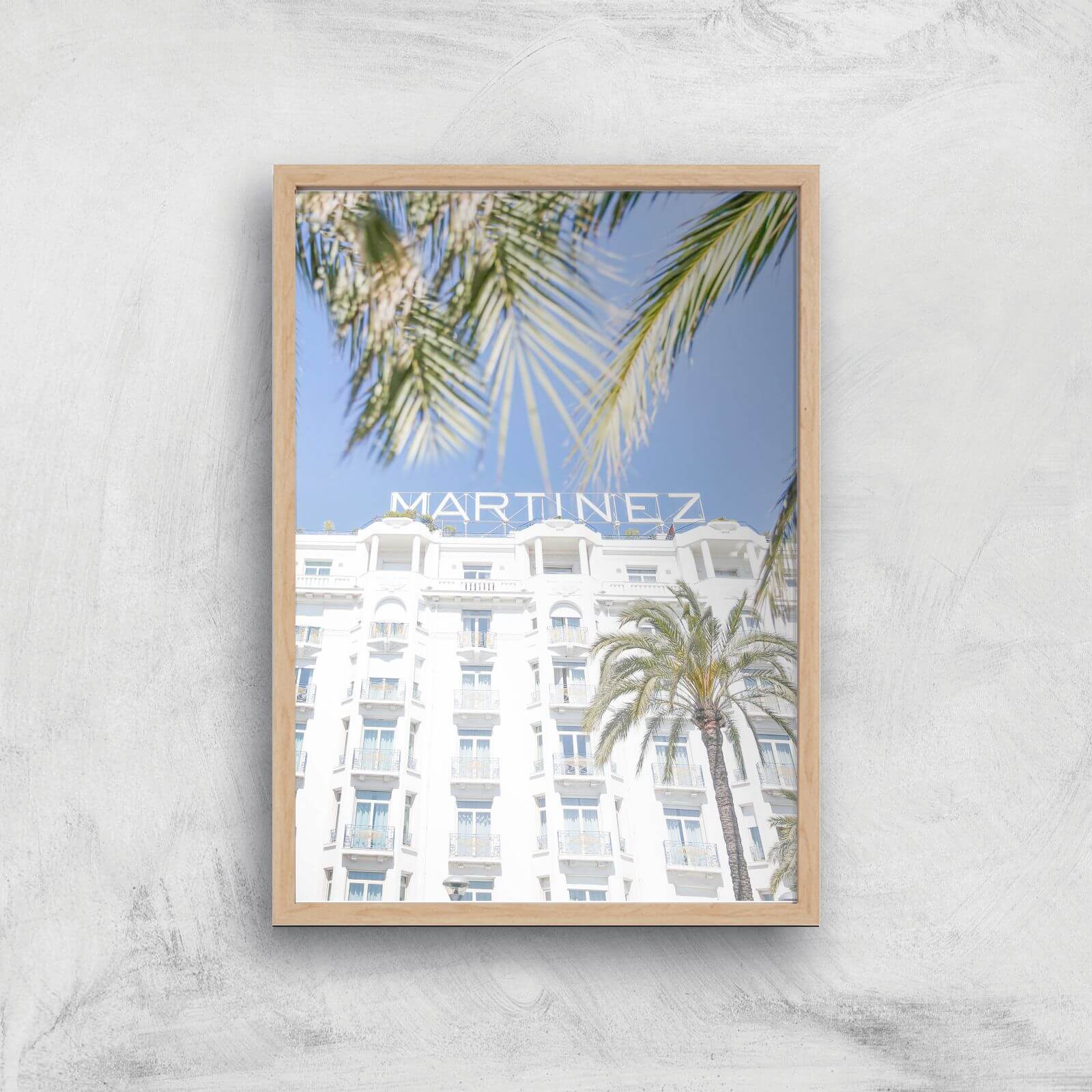 Hotel Martinez Giclee Art Print - A4 - Wooden Frame