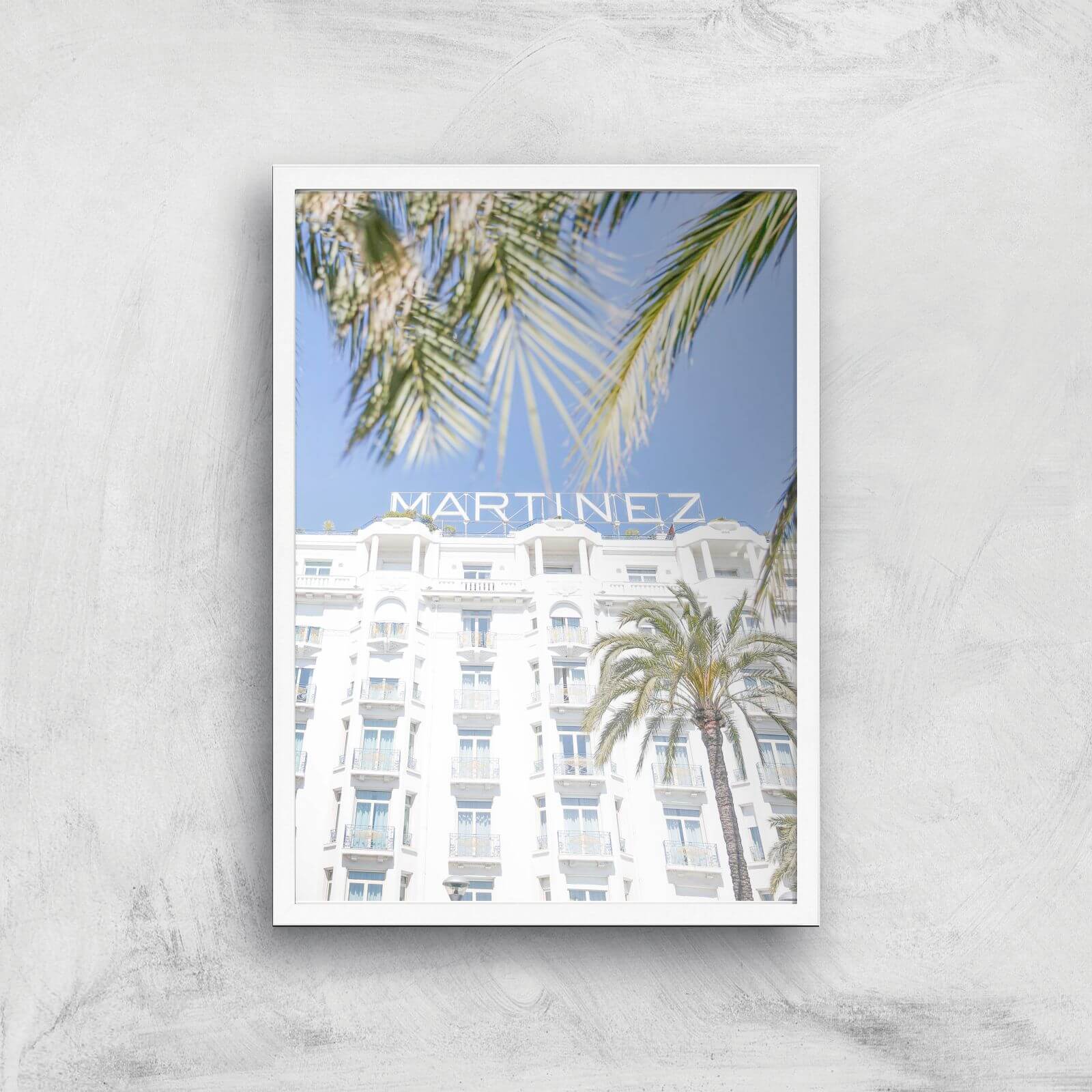 Hotel Martinez Giclee Art Print - A2 - White Frame