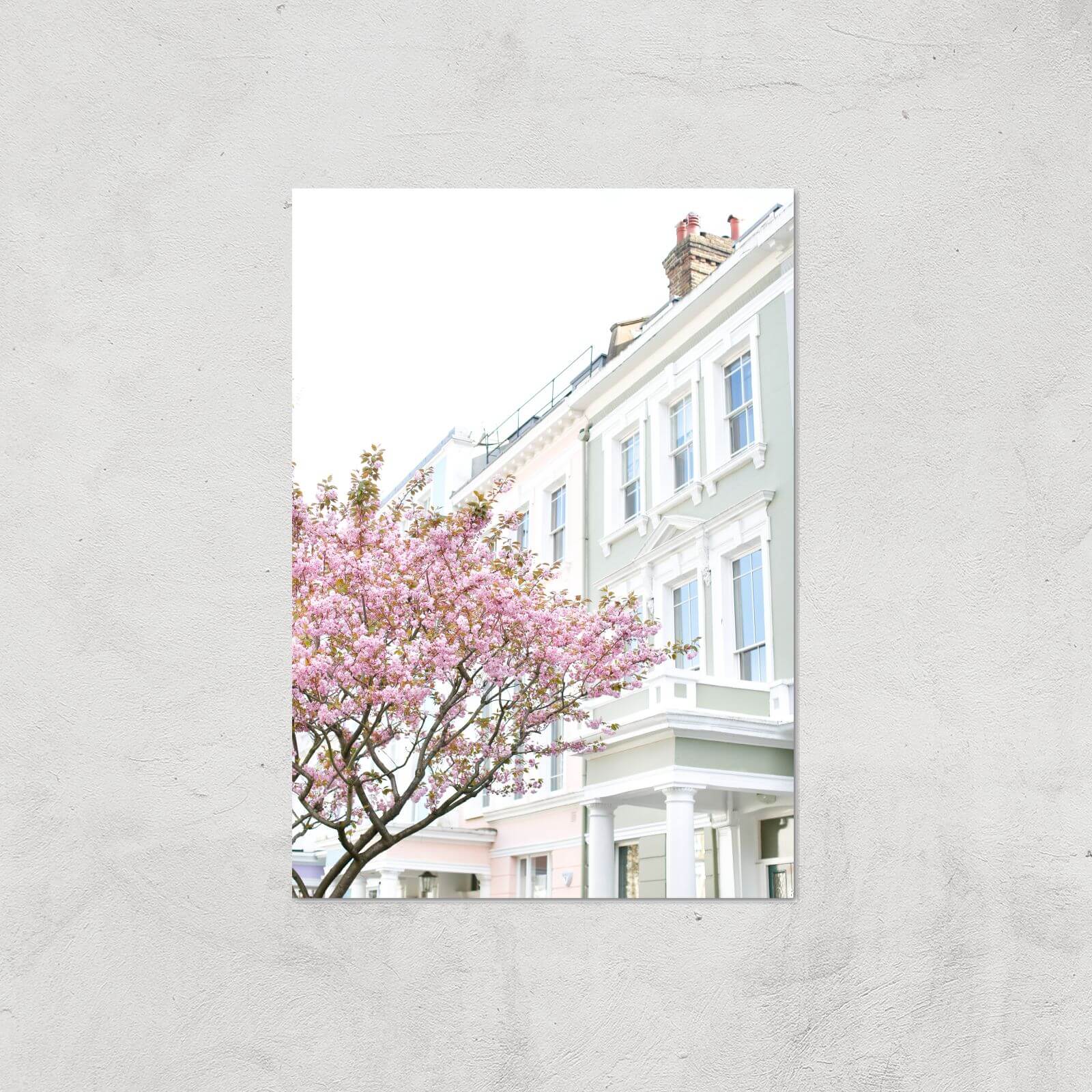 Notting Hill In Bloom Giclee Art Print - A3 - Print Only