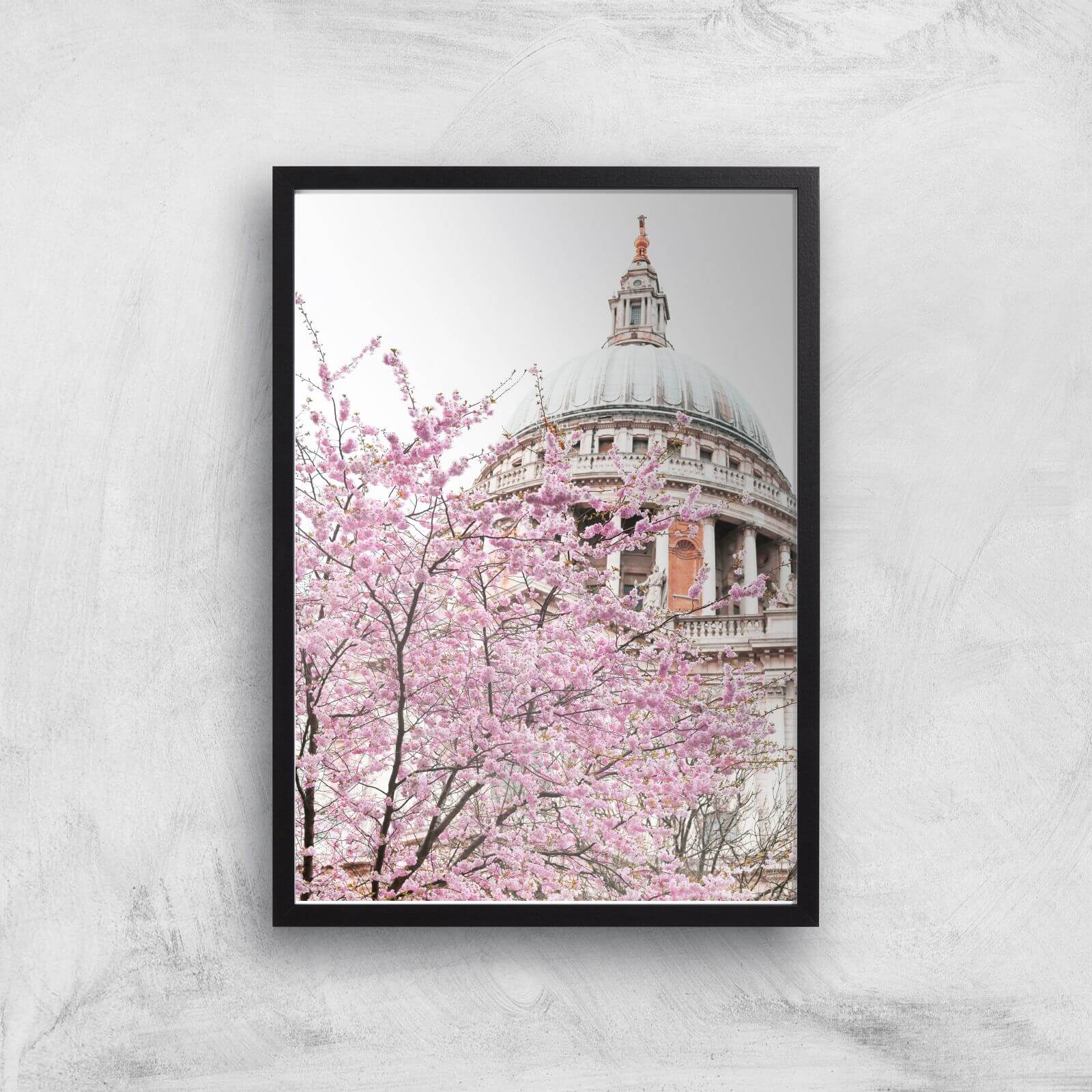 London Site Seeing Giclee Art Print - A3 - Black Frame